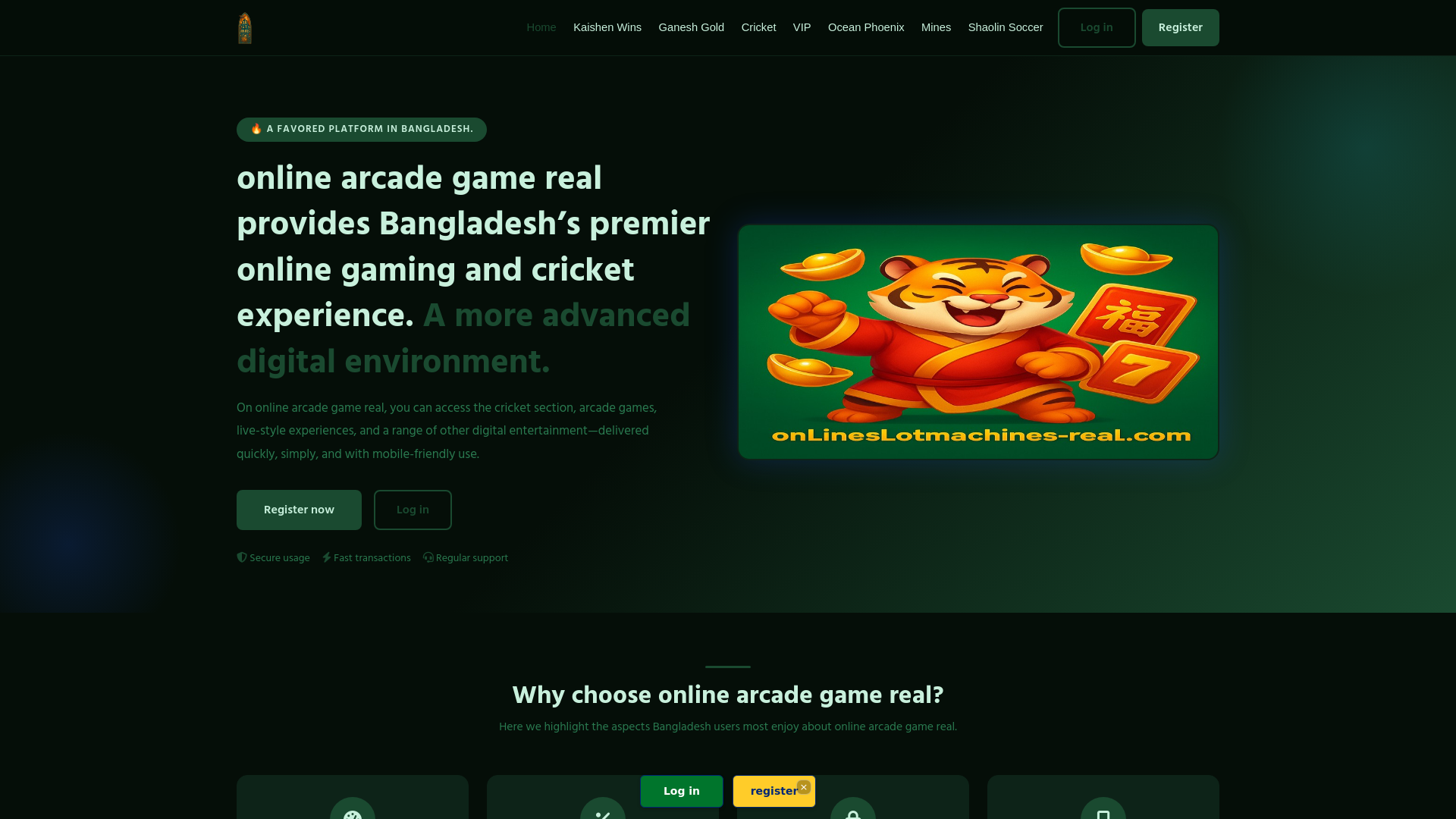 website screenshot of https://onlineslotmachines-real.com/