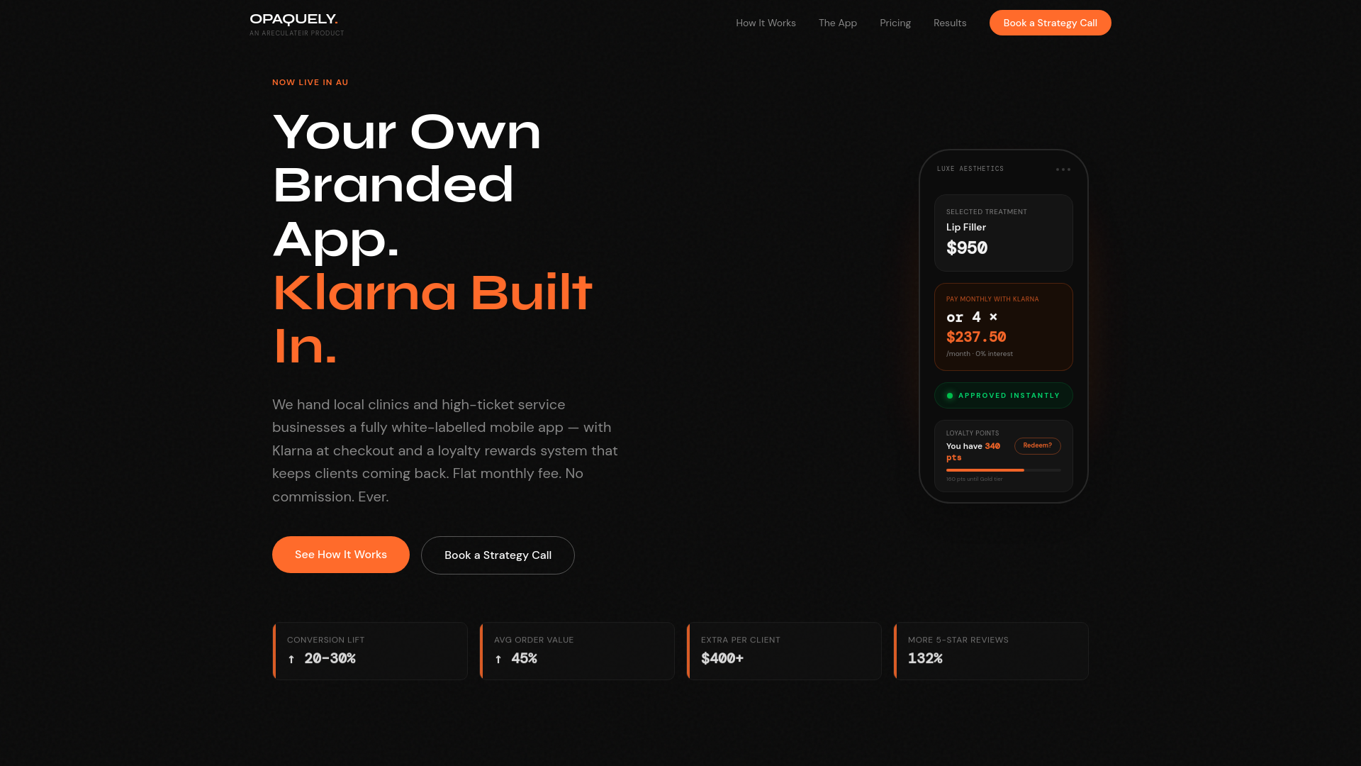 website screenshot of https://opaquely-chwuw.sevalla.app