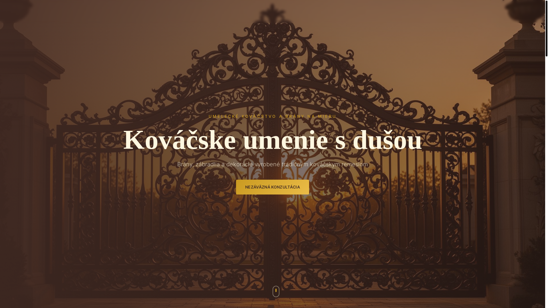 website screenshot of https://kovart-brany.pages.dev/