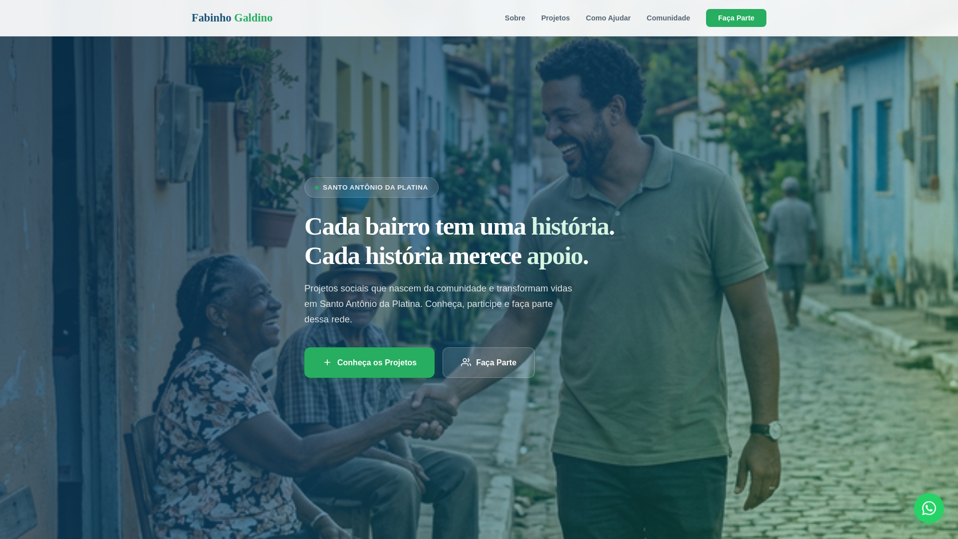 website screenshot of https://fabinho-galdino.pages.dev/