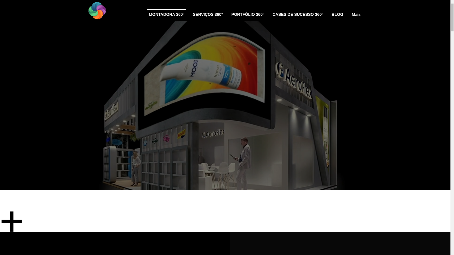website screenshot of https://montadoradestands360.com/