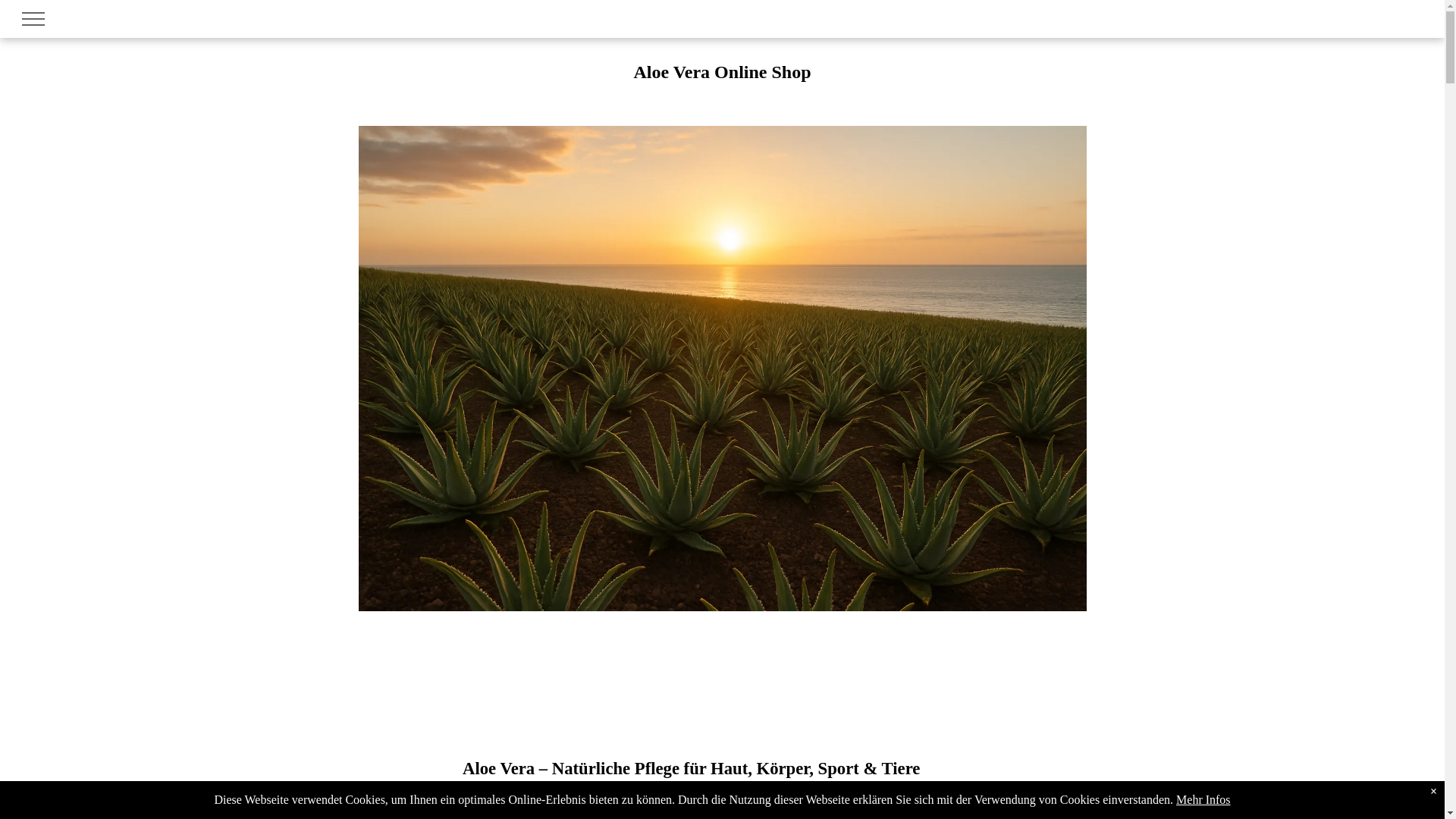 website screenshot of https://aloevera-online-shop.com/