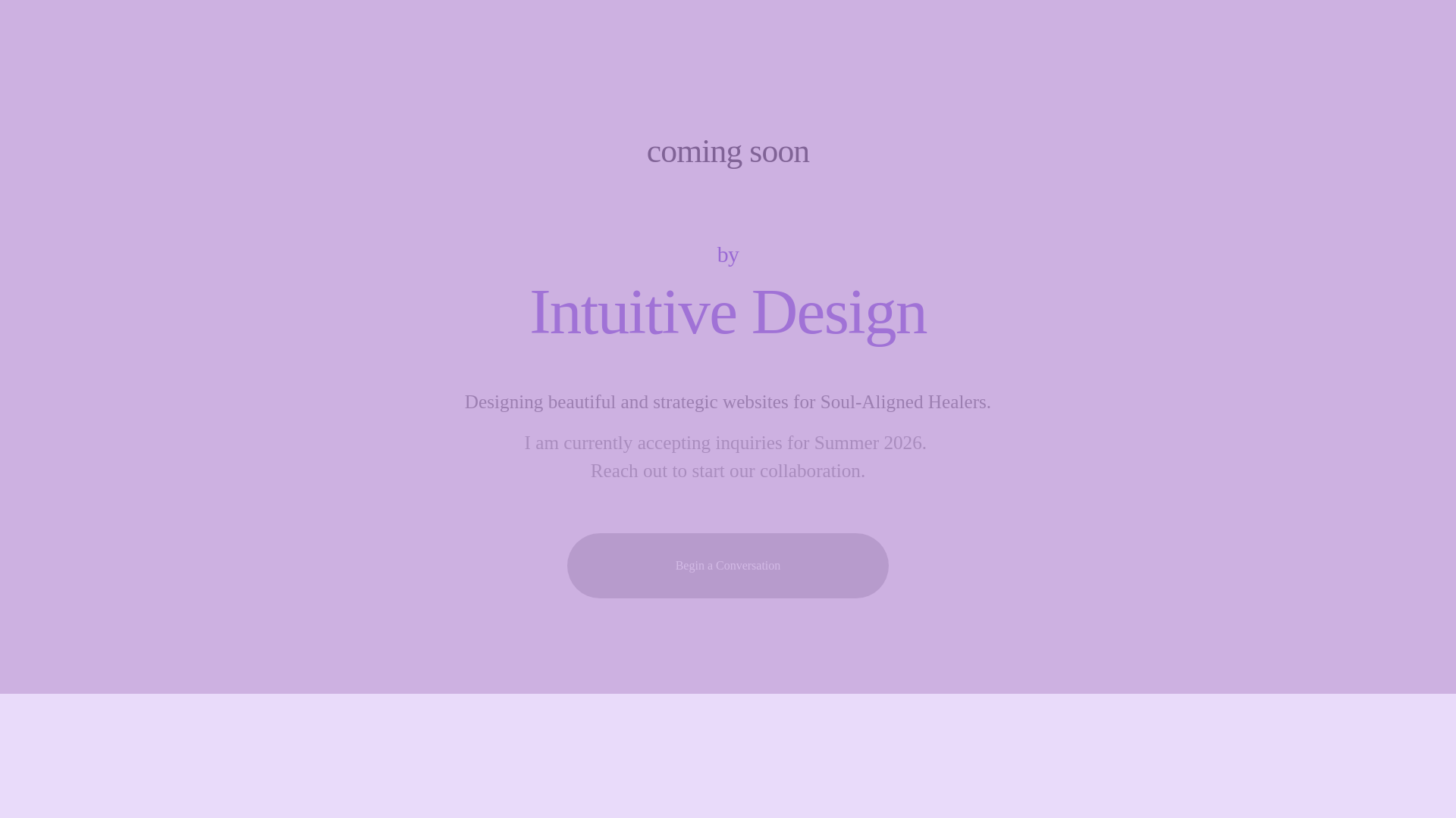 website screenshot of https://byintuitivedesign.com/
