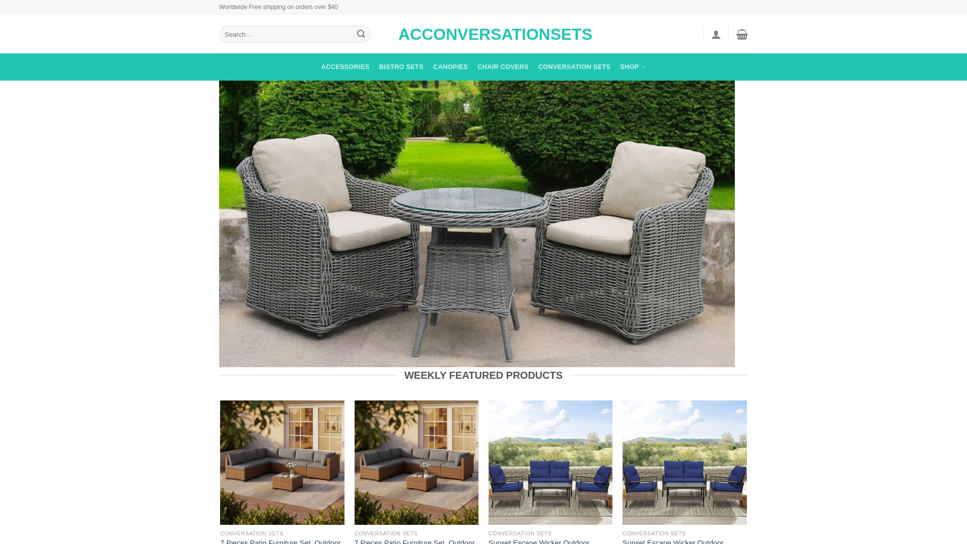 website screenshot of https://acconversationsets.com/
