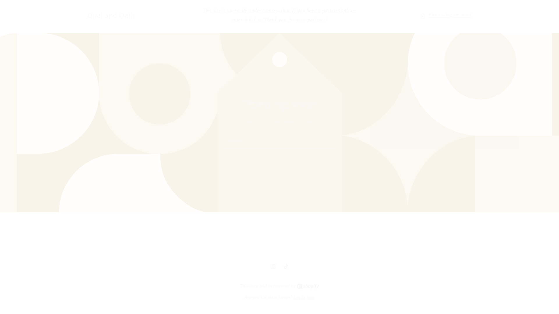 website screenshot of https://opalandoath.shop/