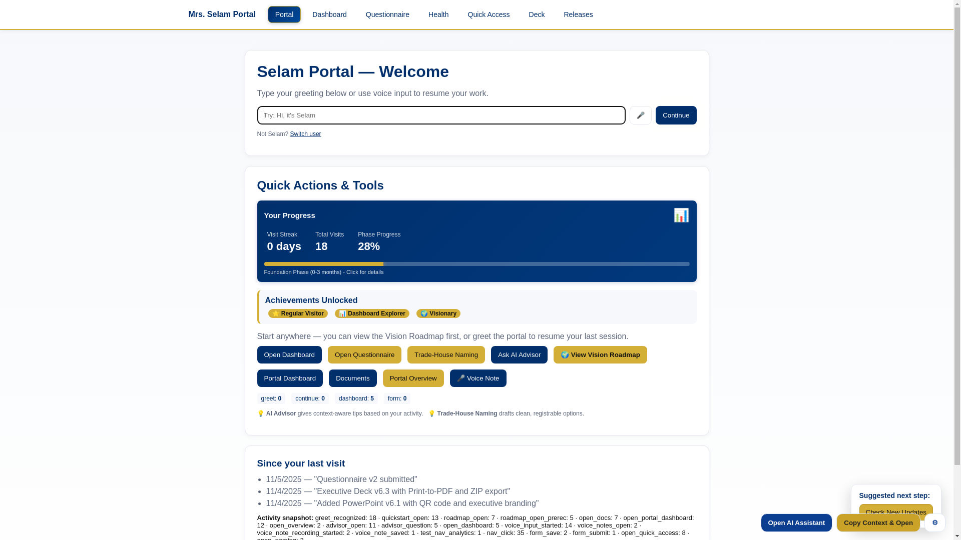 website screenshot of https://selamsportal.live/