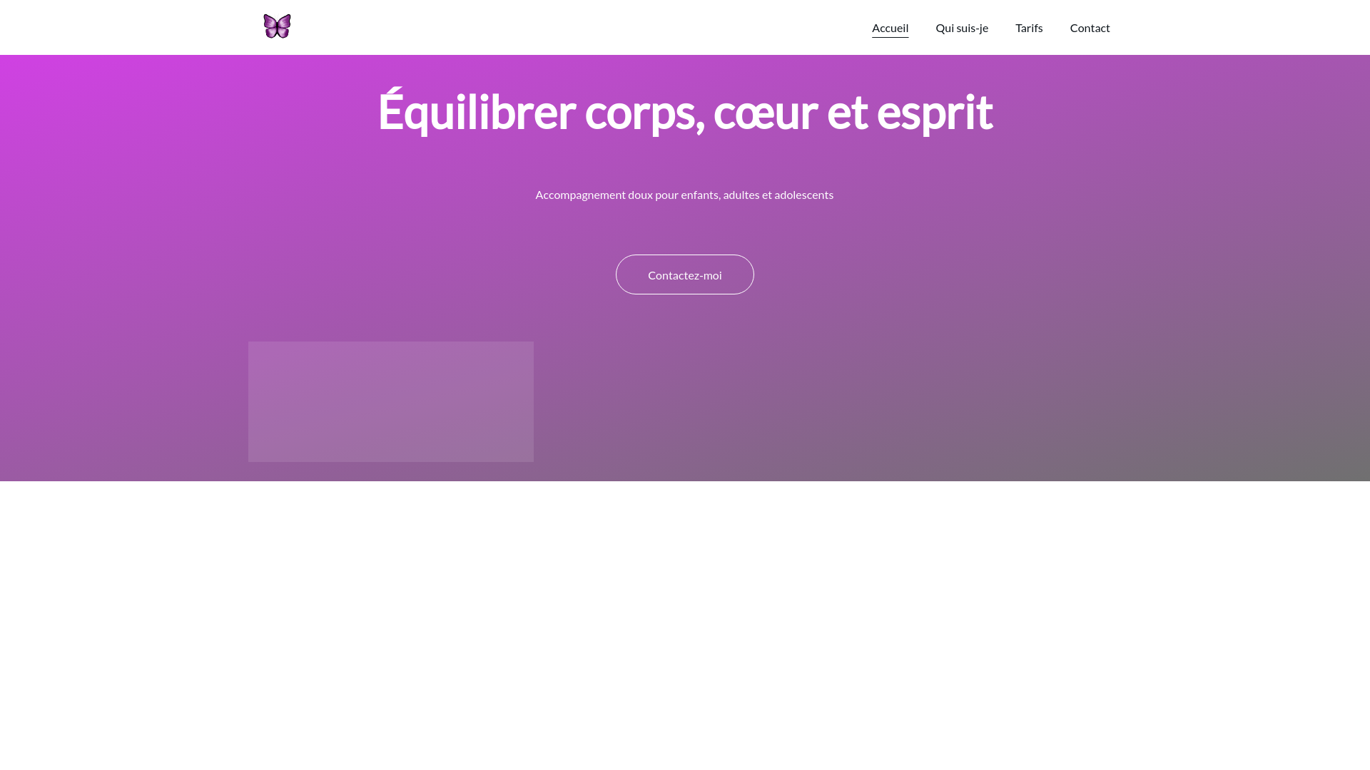 website screenshot of https://therapeutefascia-bordeaux.fr