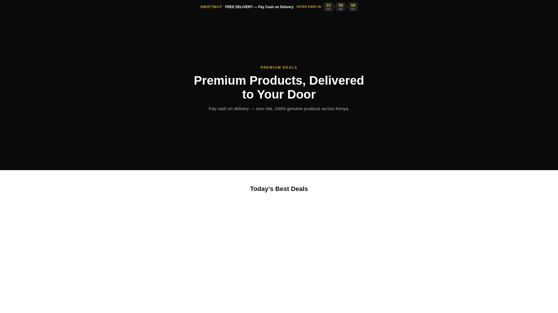 website screenshot of https://swiftbuytz.co/