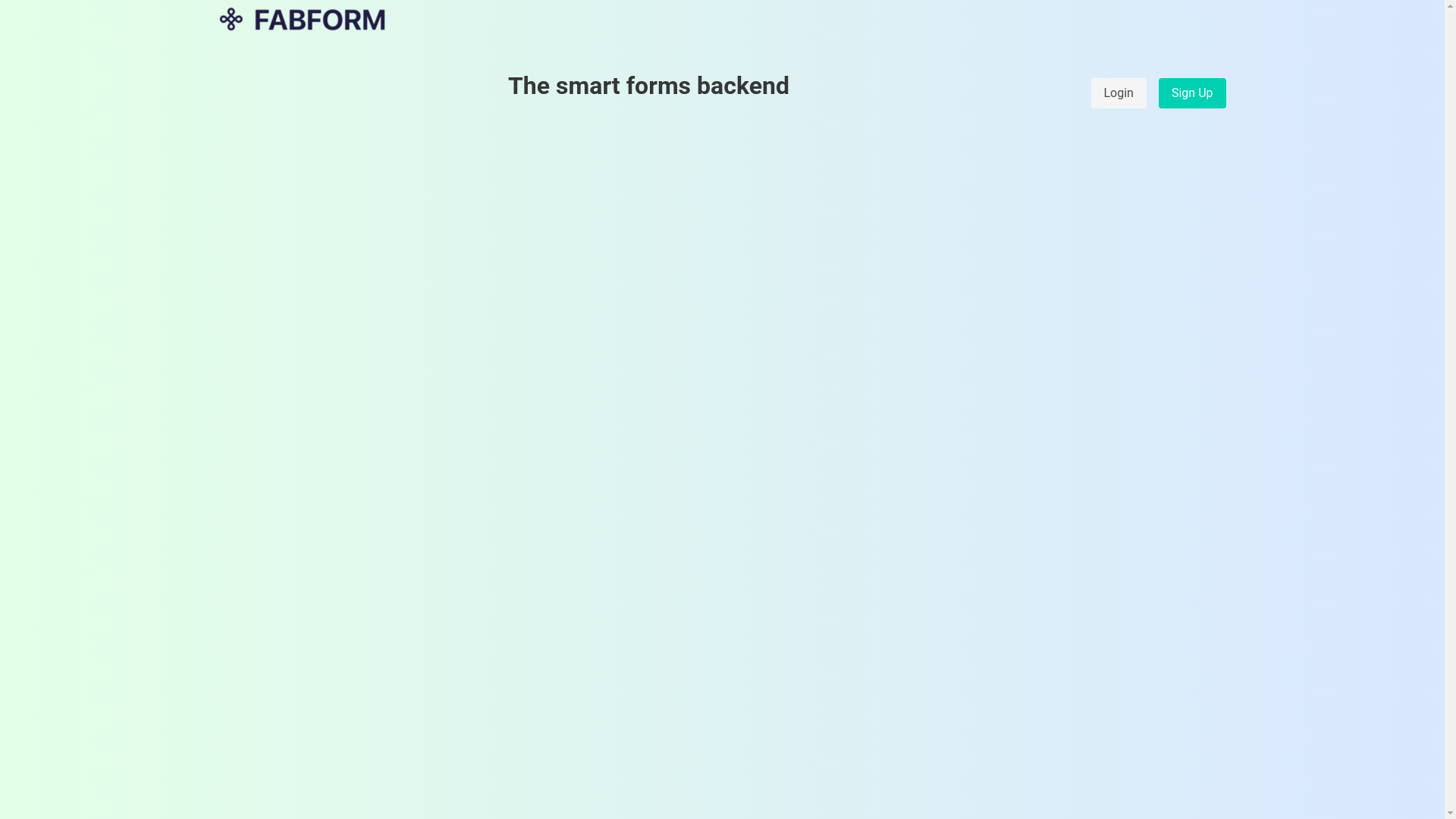 website screenshot of https://fabform.app/