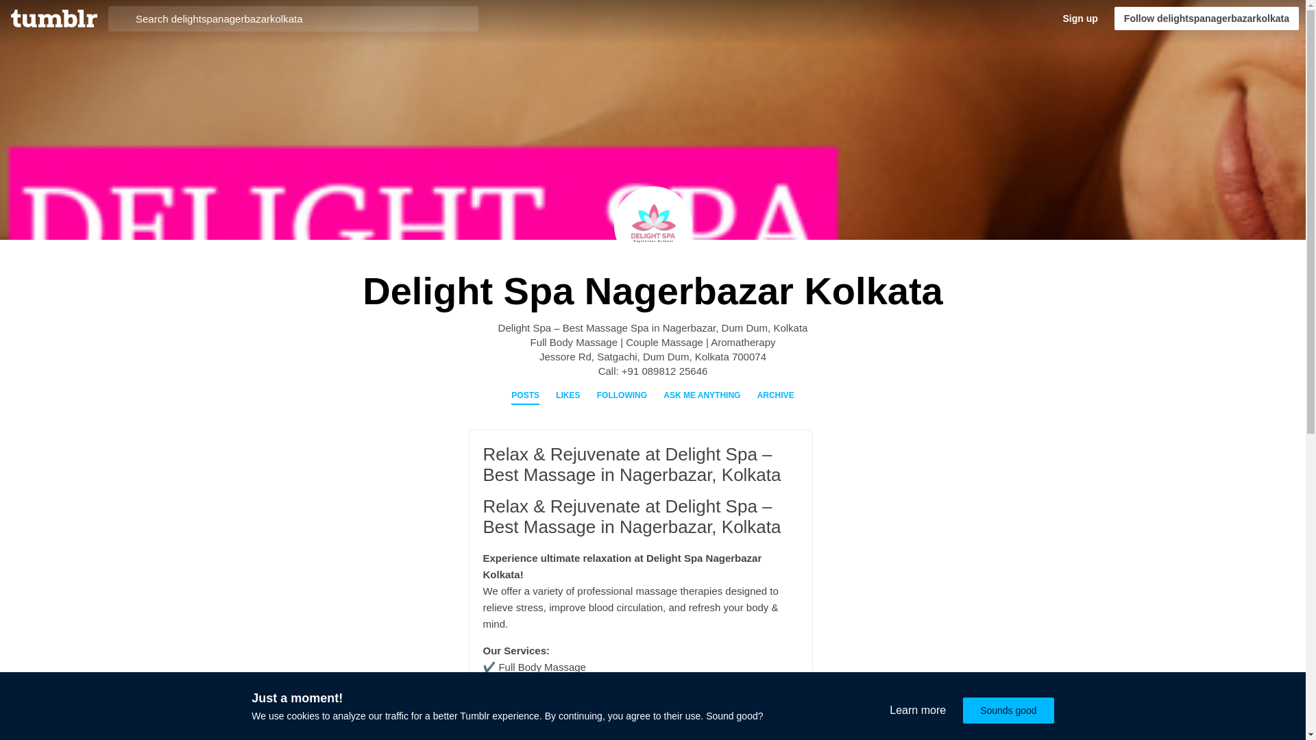 website screenshot of https://delightspanagerbazarkolkata.blog/