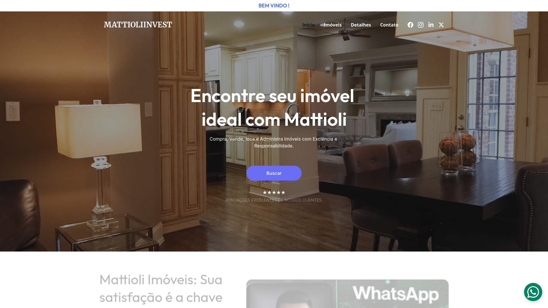 website screenshot of https://mattioliinvest.com