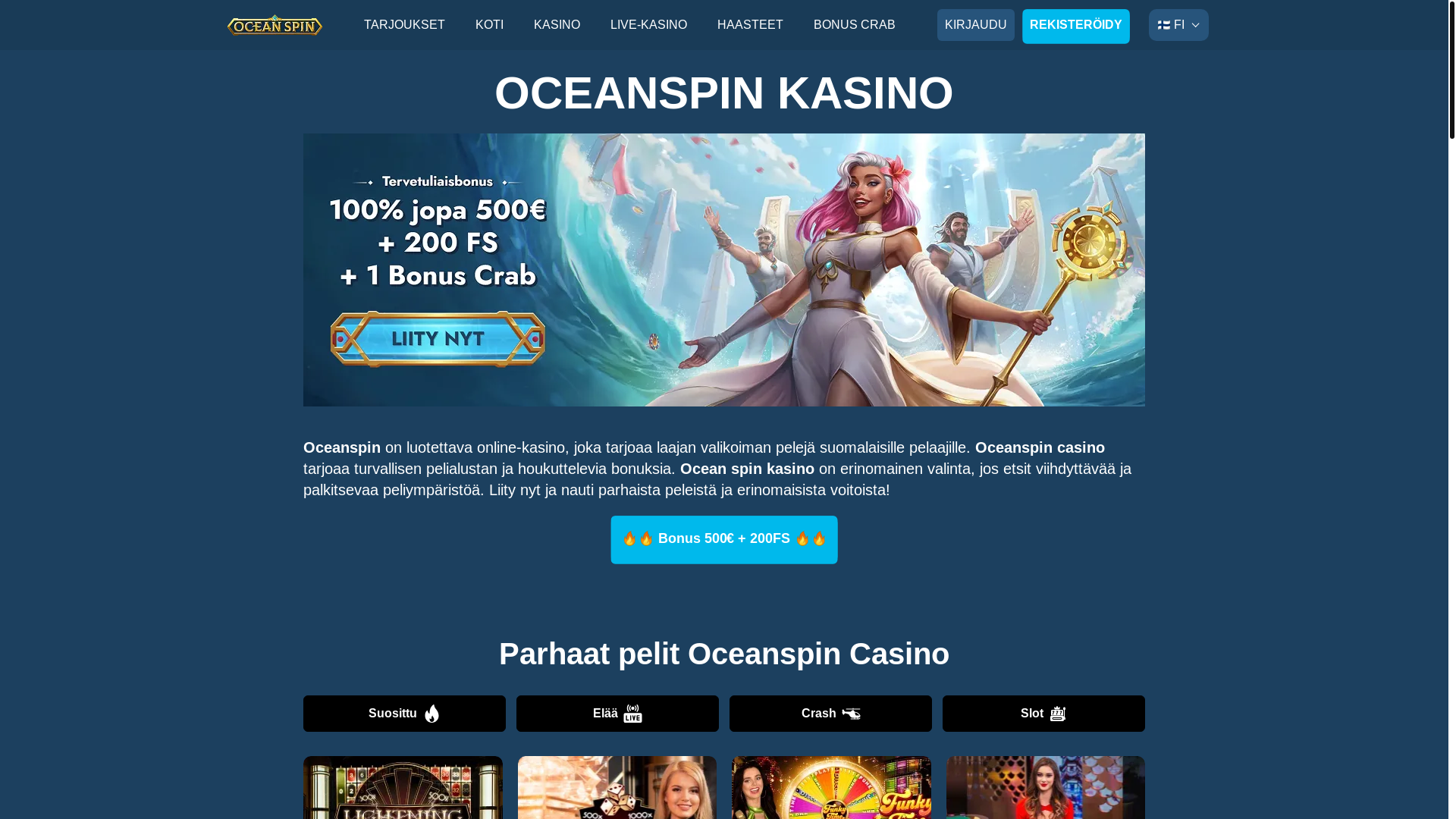 website screenshot of https://oceanspincasino-fi-5108.pages.dev/
