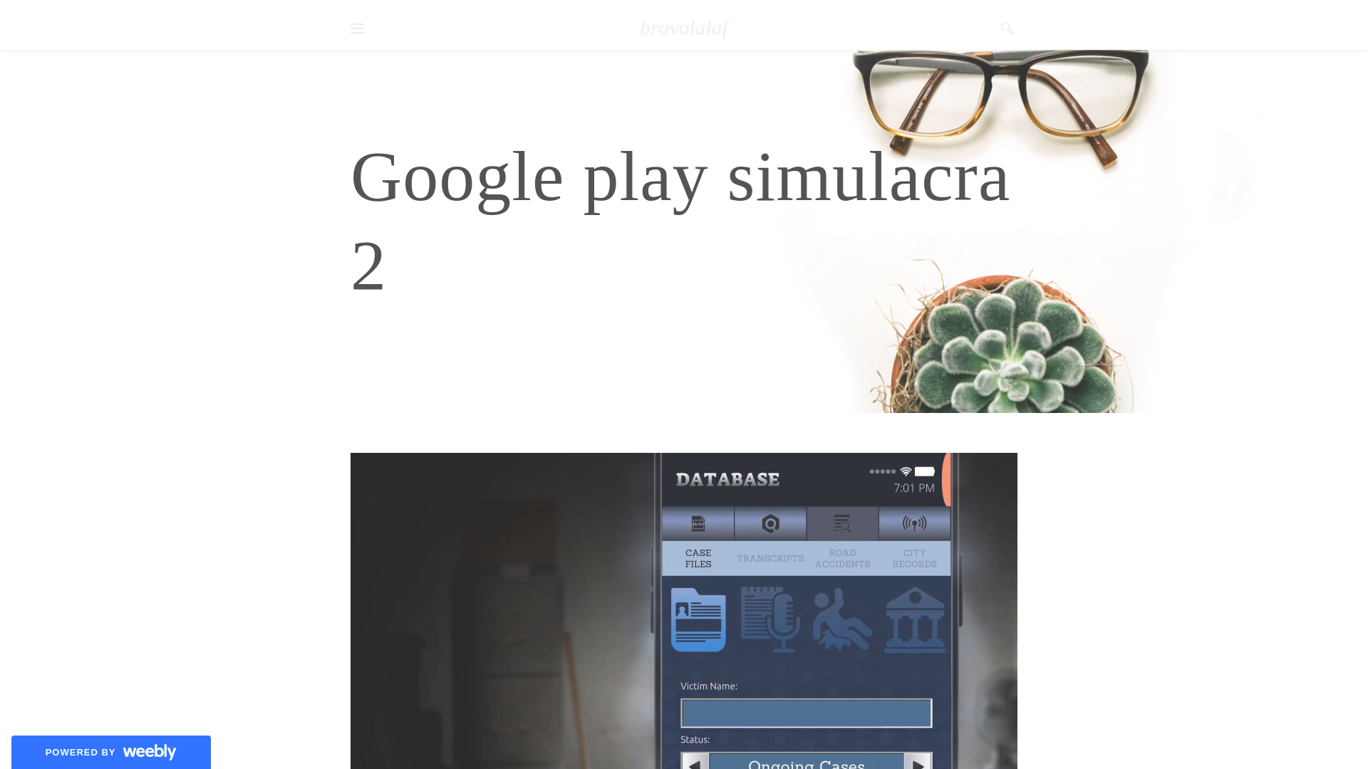 website screenshot of https://bravolalaf.weebly.com