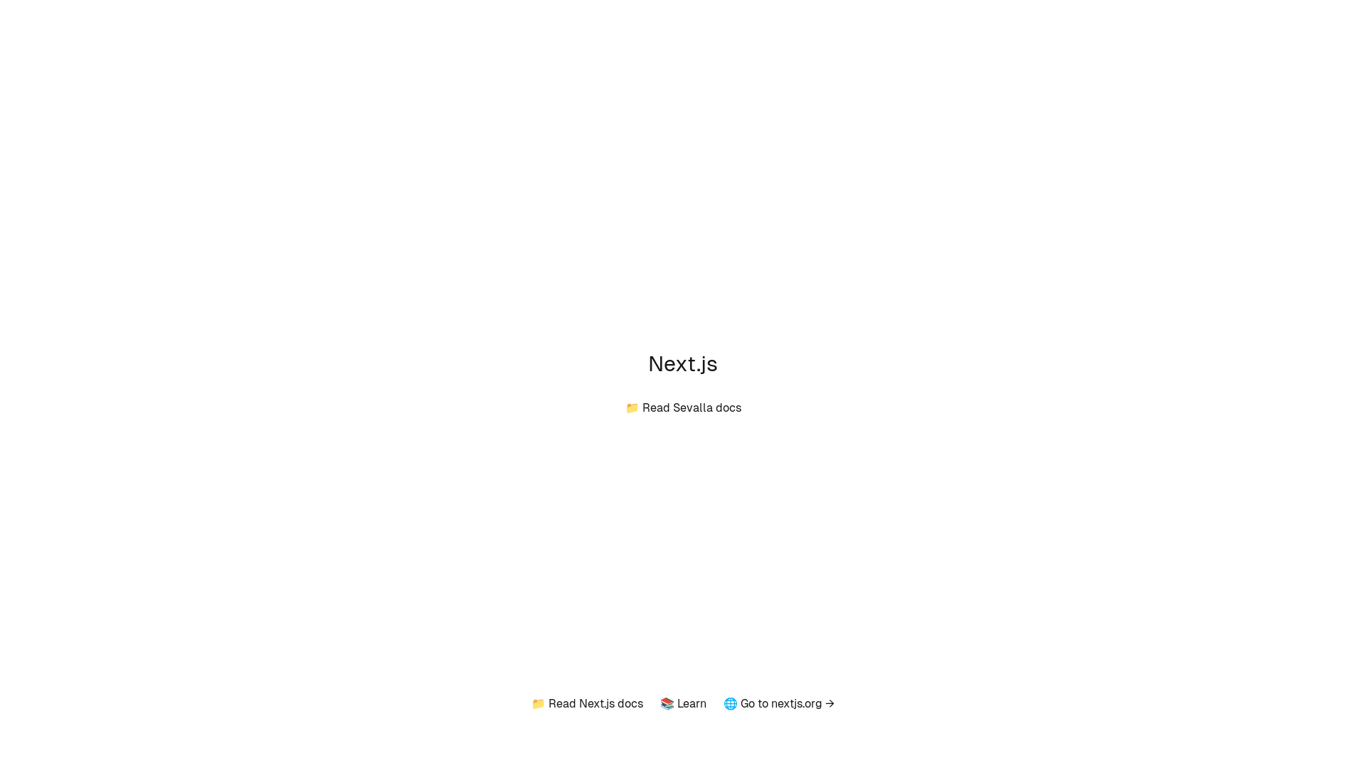 website screenshot of https://nextjs-v3yas.sevalla.app