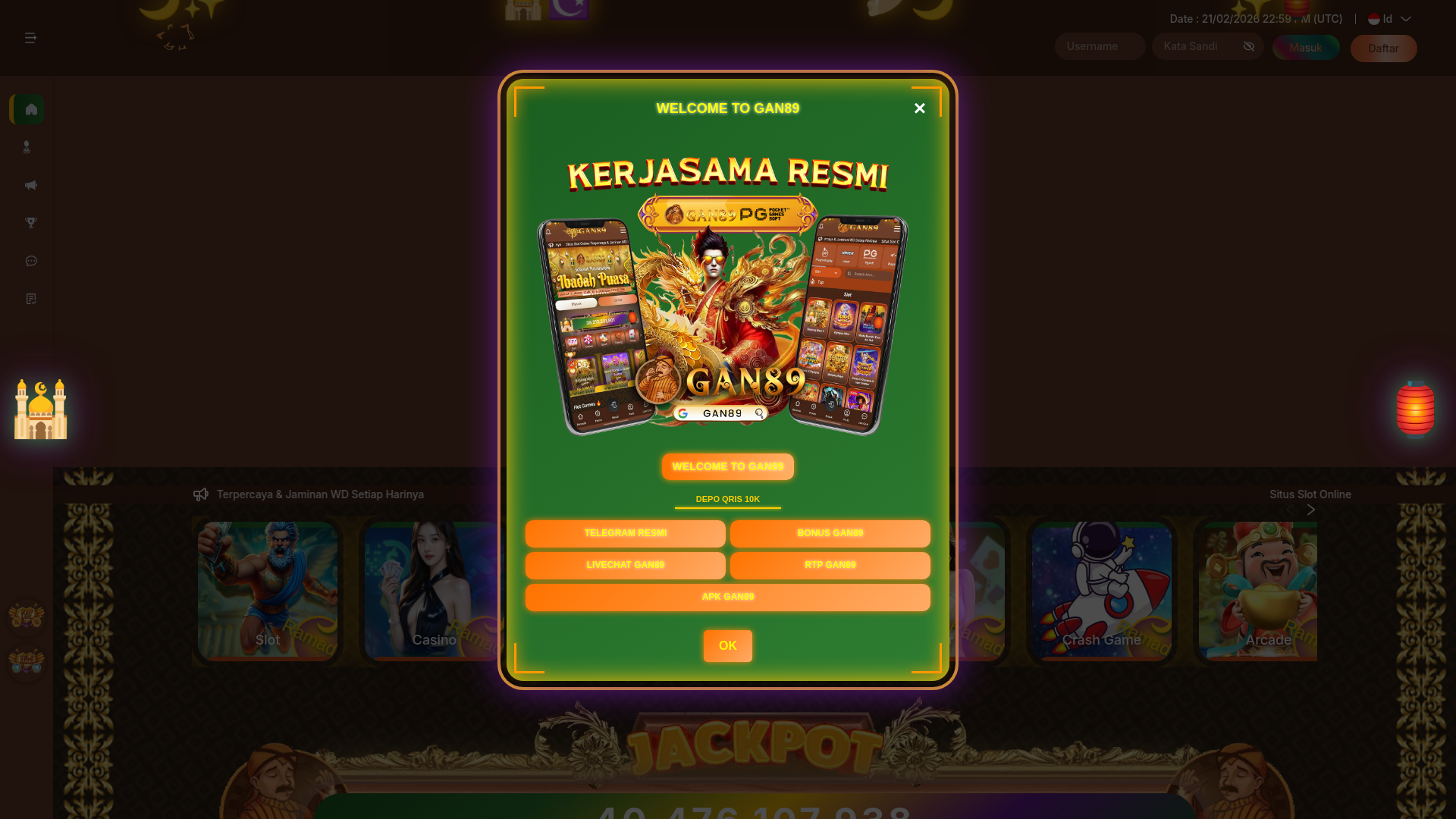 website screenshot of https://gan89-vip.pages.dev/