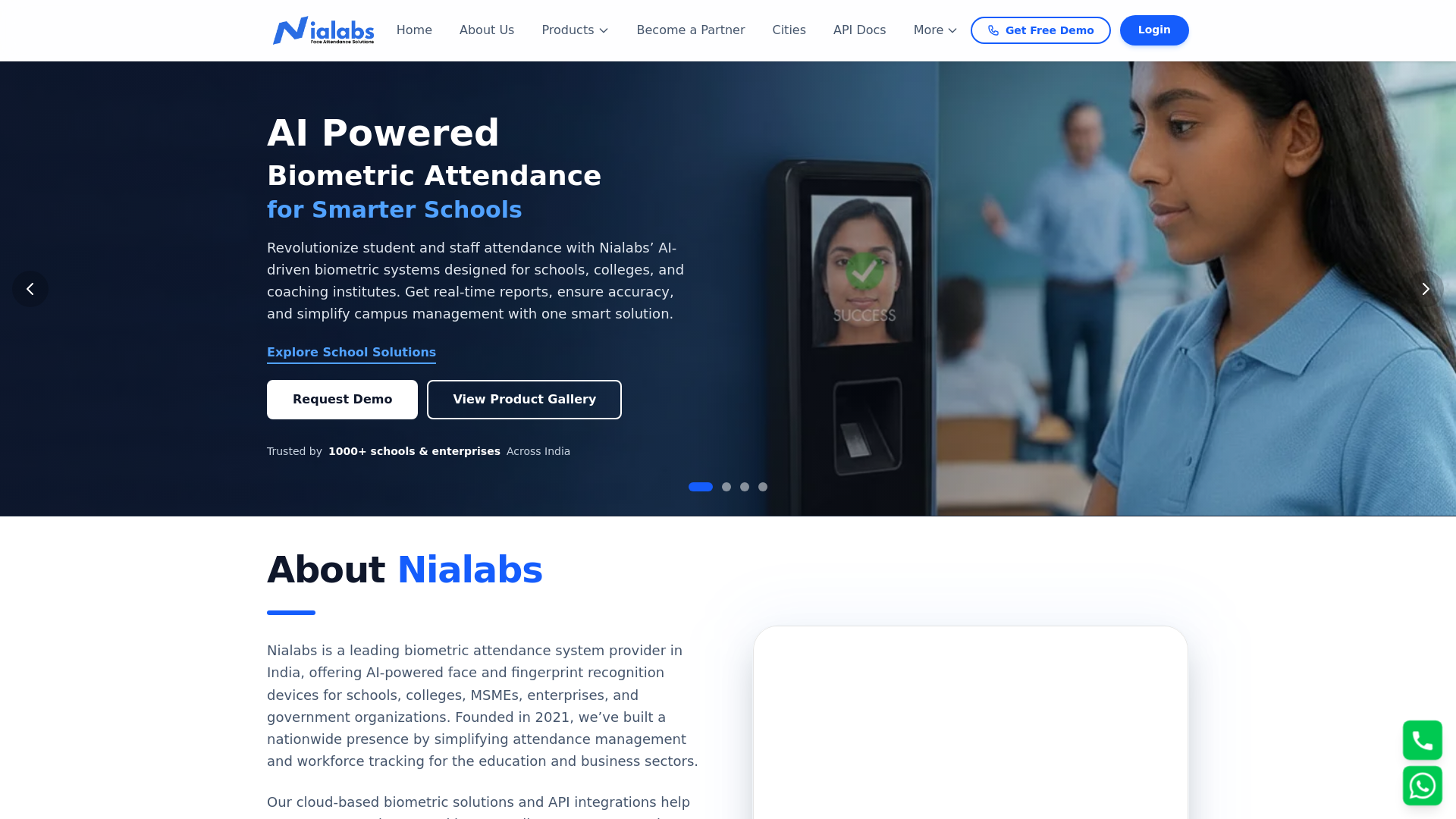 website screenshot of https://nialabs.pages.dev/