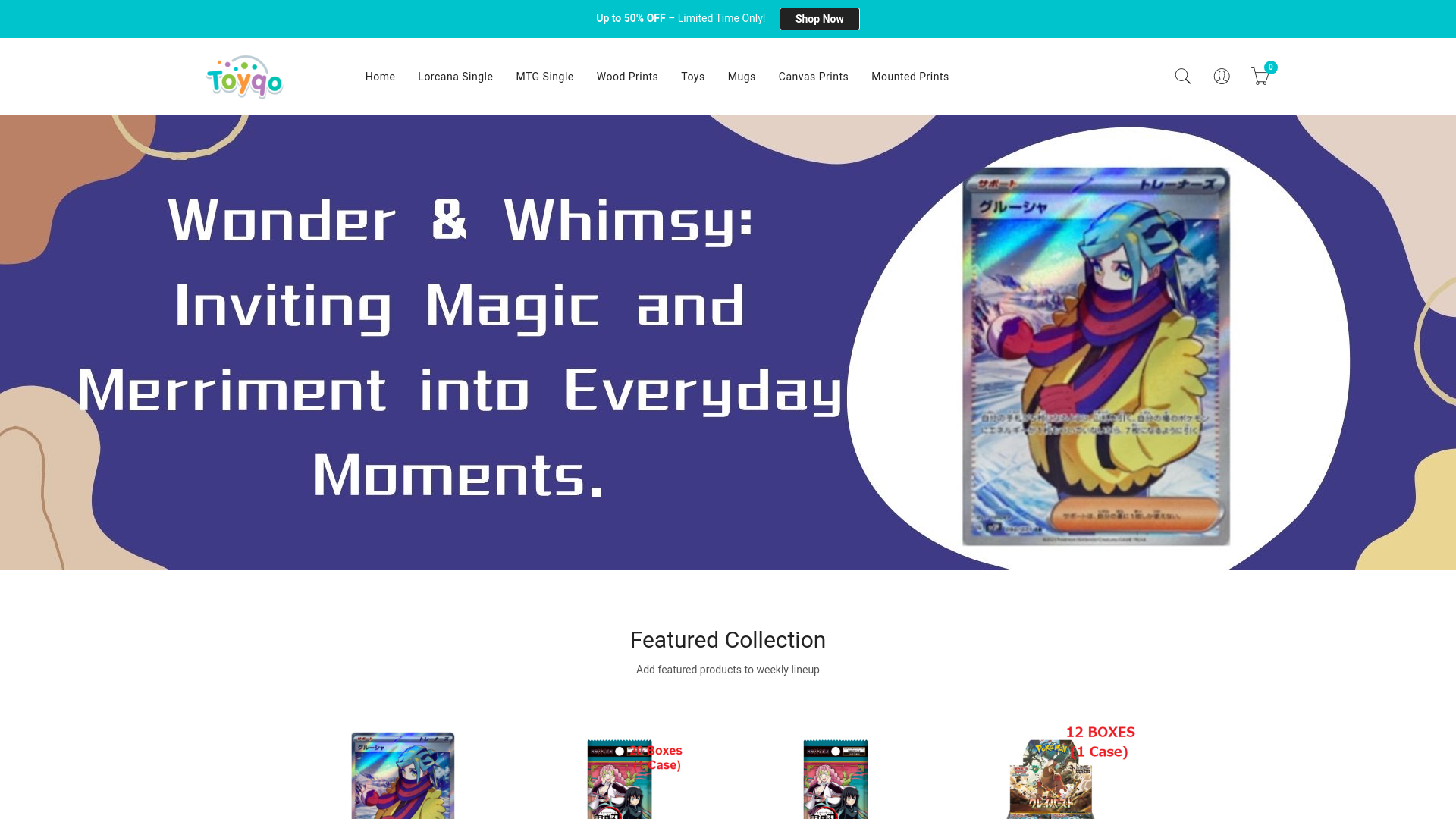 website screenshot of https://merrimentb.com/