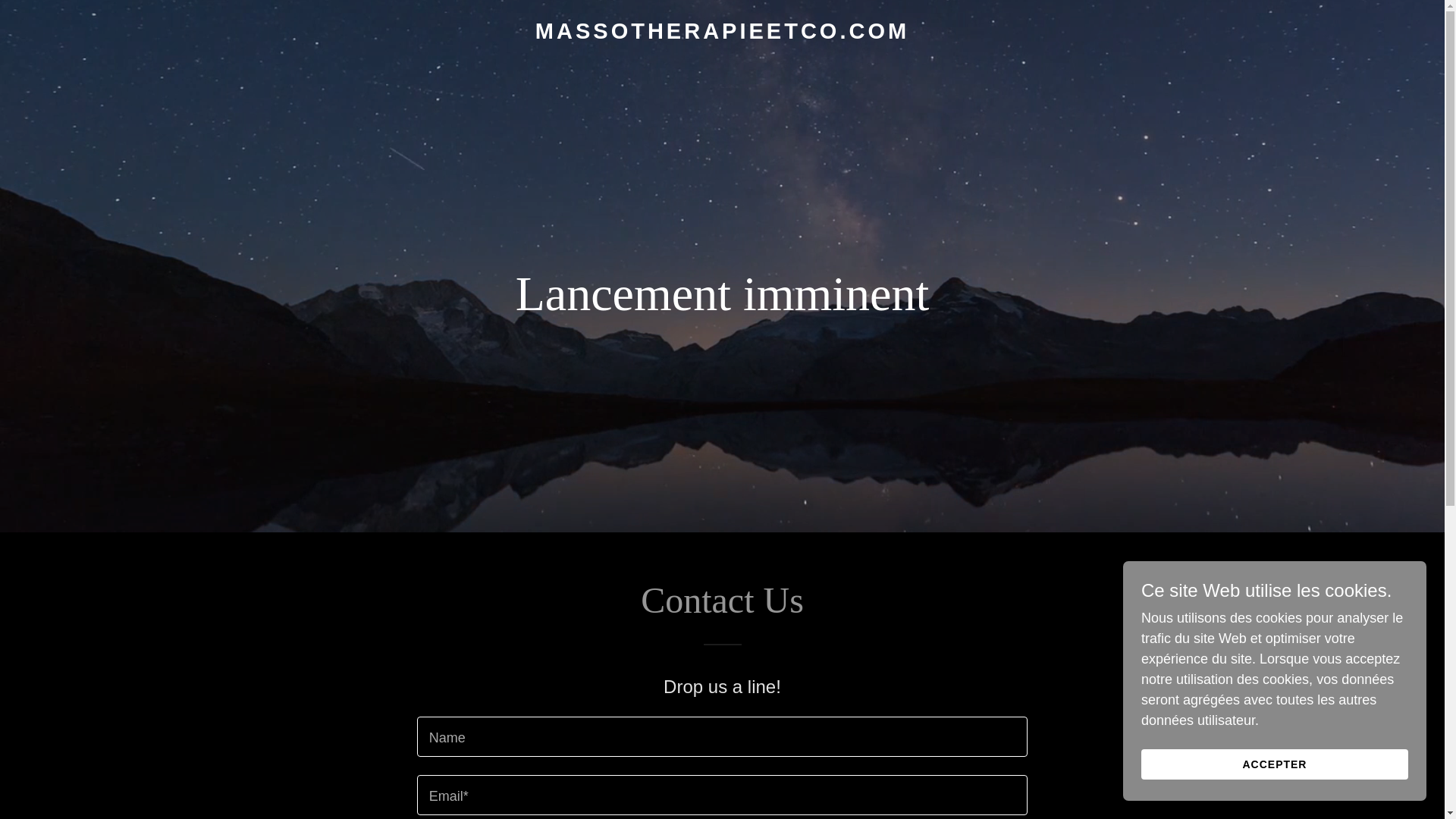 website screenshot of https://massotherapieetco.com/