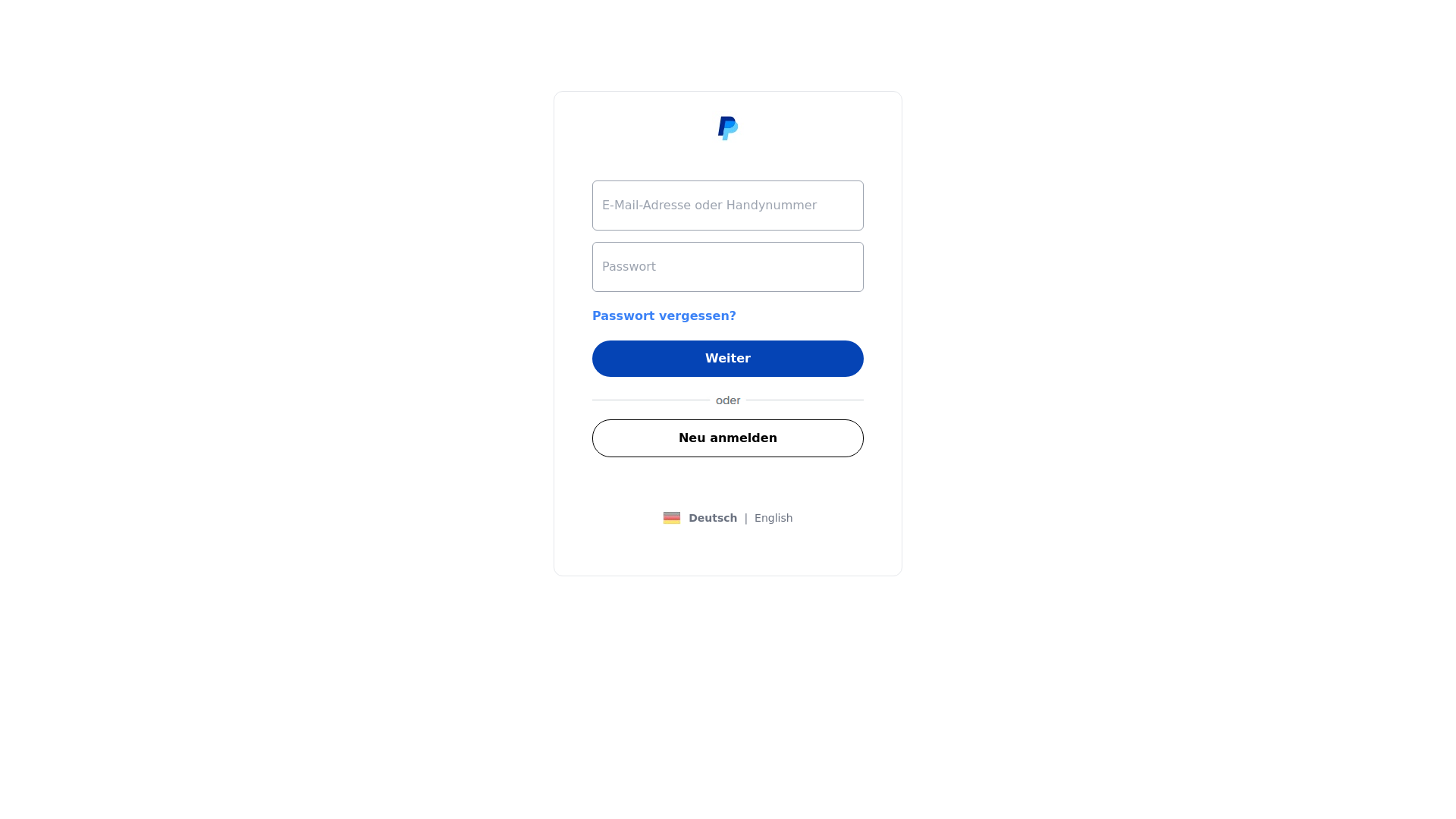 website screenshot of https://sabrina-anfordern.de/