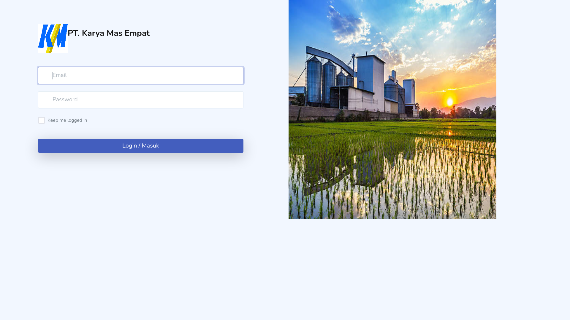 website screenshot of https://karyamasempat.cloud/