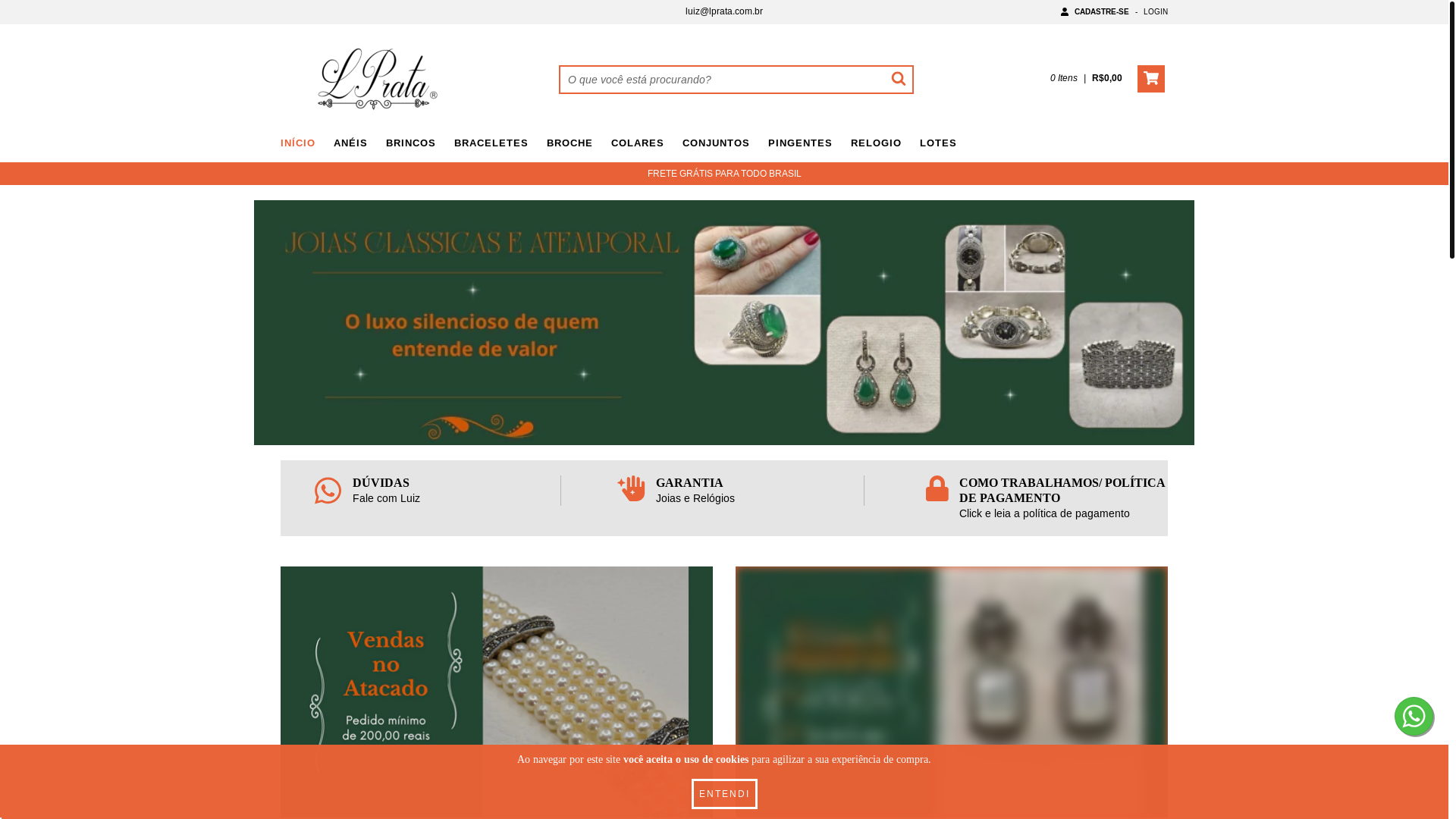 website screenshot of https://colarpedrasnaturais.com.br/
