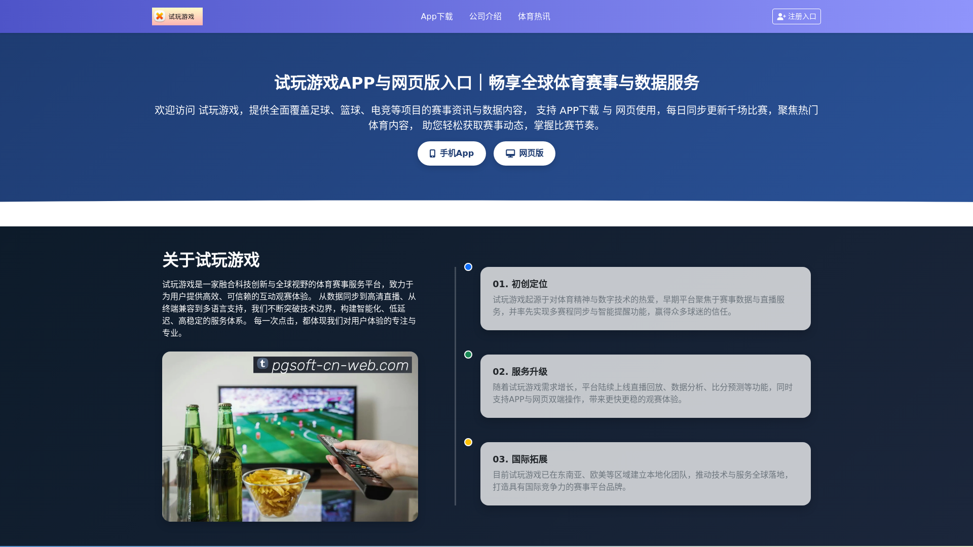 website screenshot of https://pgsoft-cn-web.com/