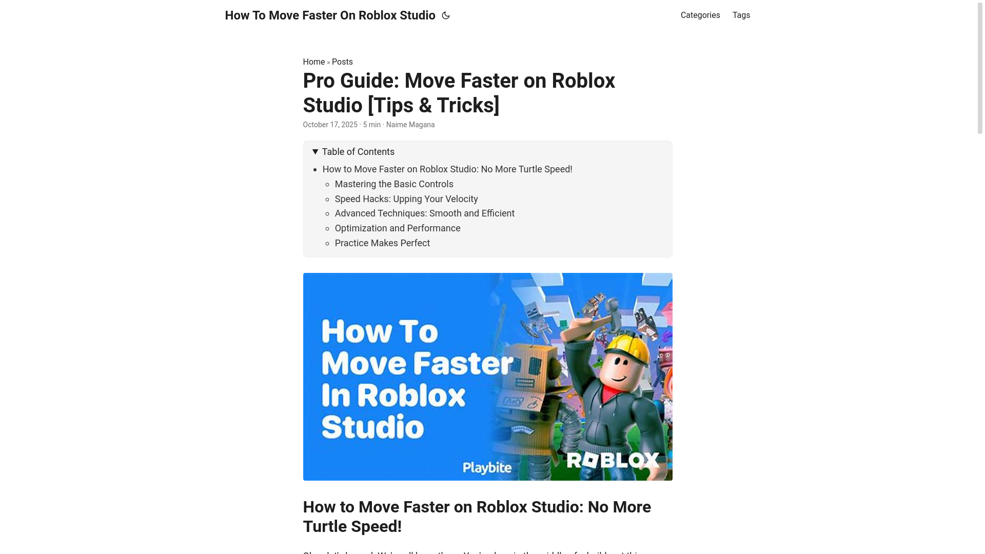 website screenshot of https://how-to-move-faster-on-roblox-studio.pages.dev/