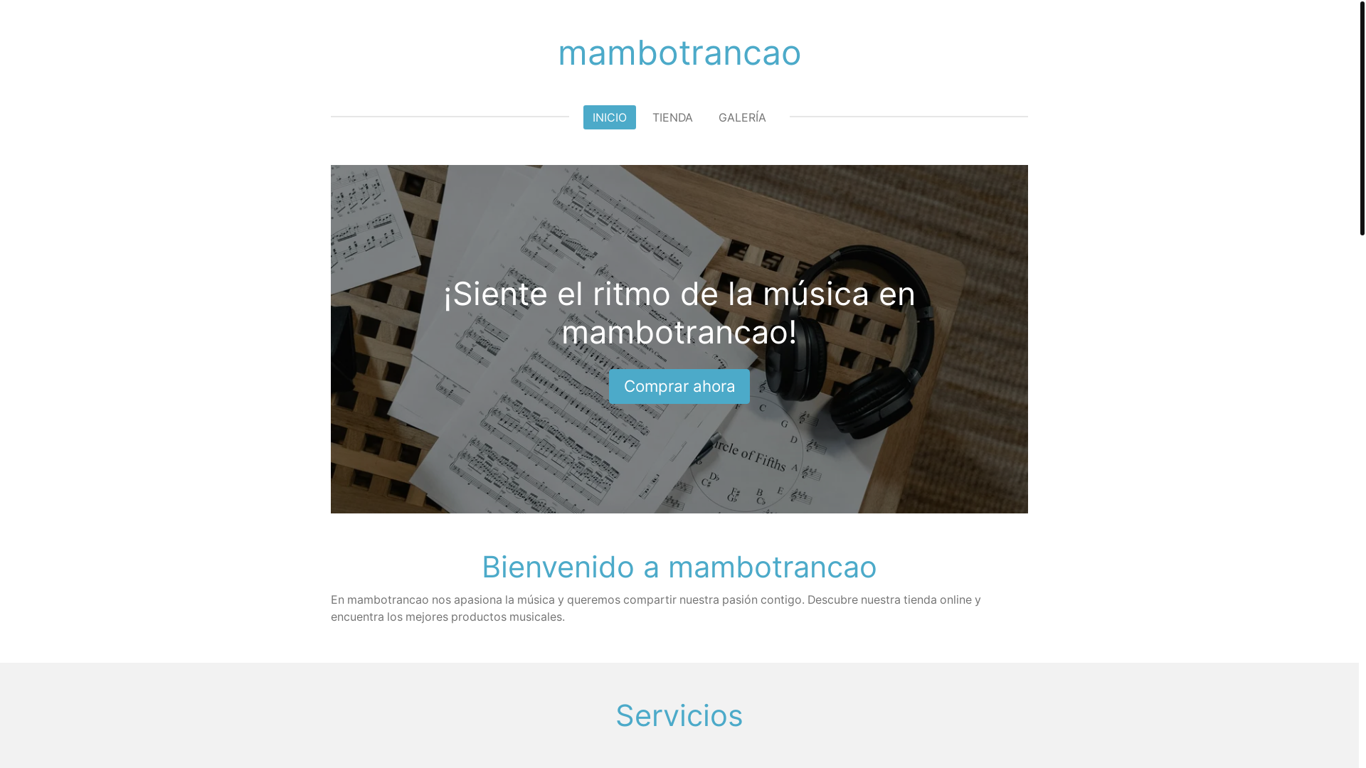 website screenshot of https://mambotrancao.com/
