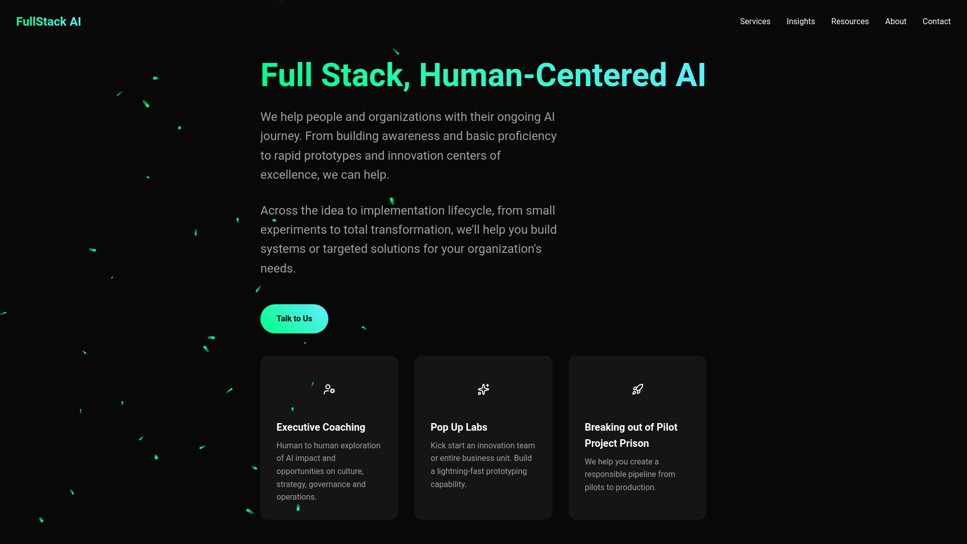 website screenshot of https://fullstack-ai-com.pages.dev/