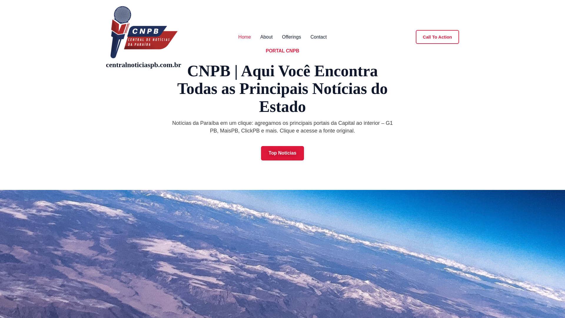 website screenshot of https://centralnoticiaspb.com.br
