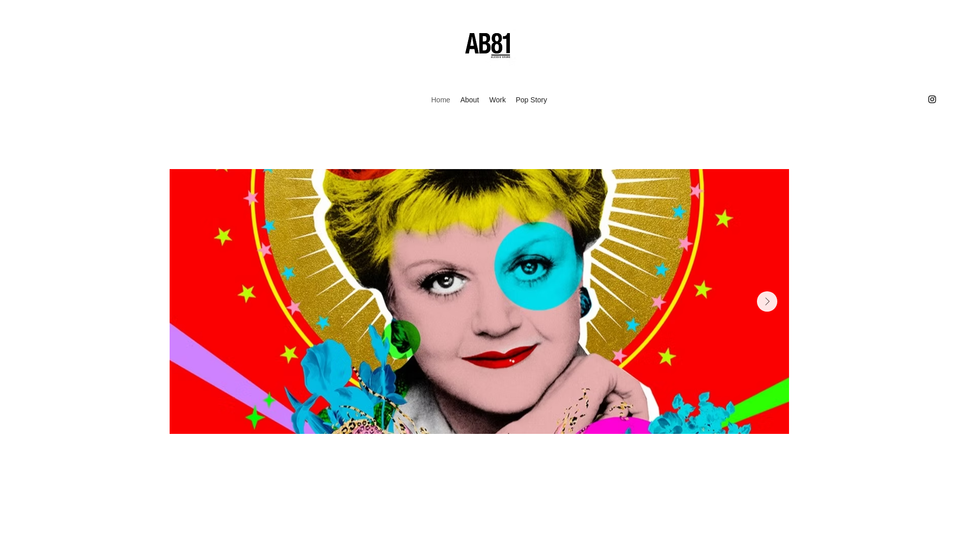 website screenshot of https://ab81popface.com/