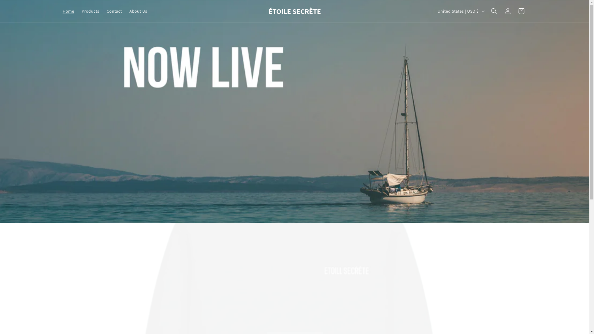 website screenshot of https://etoilesecrete.com/