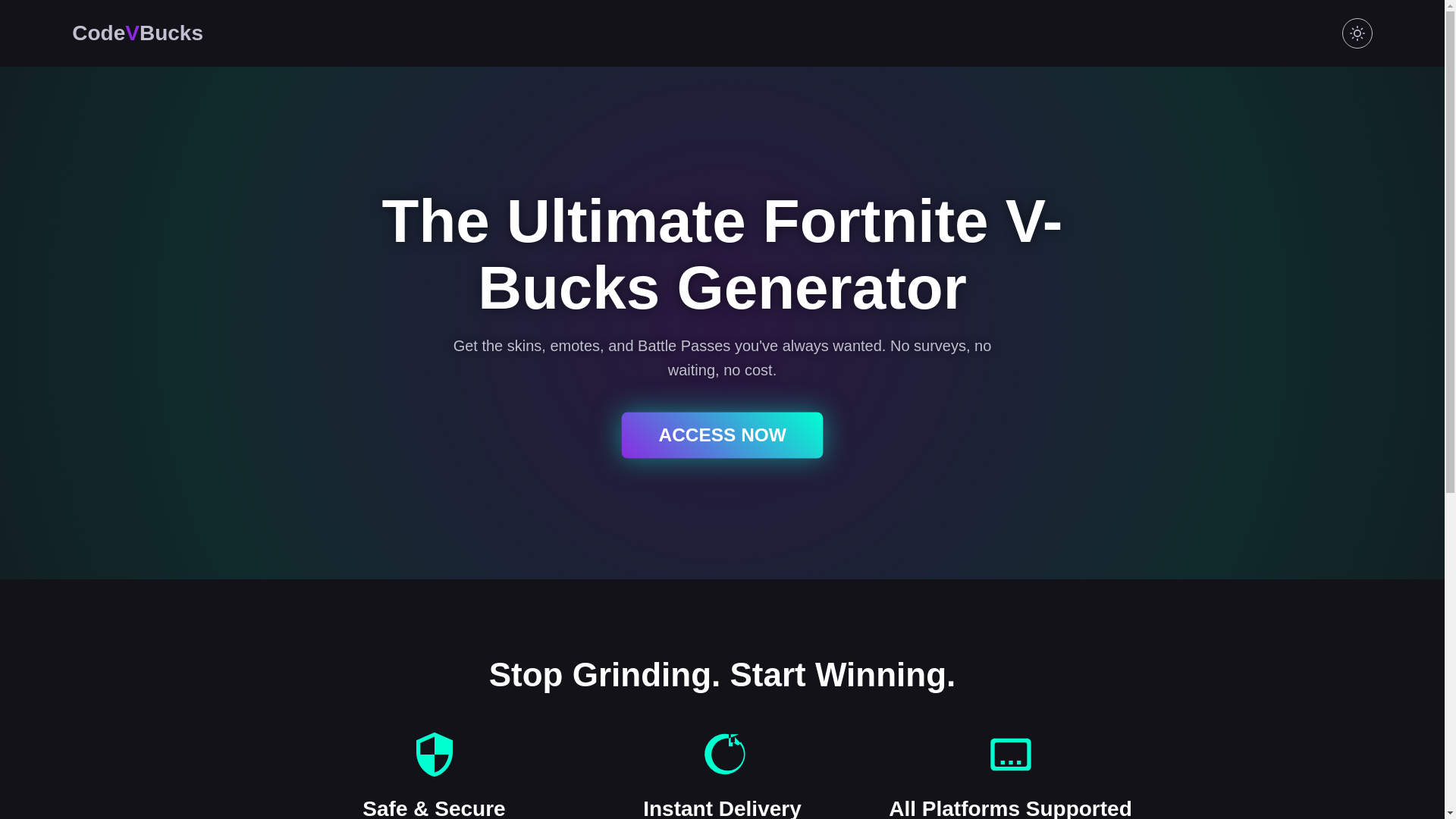 website screenshot of https://codevbucksorg.pages.dev/