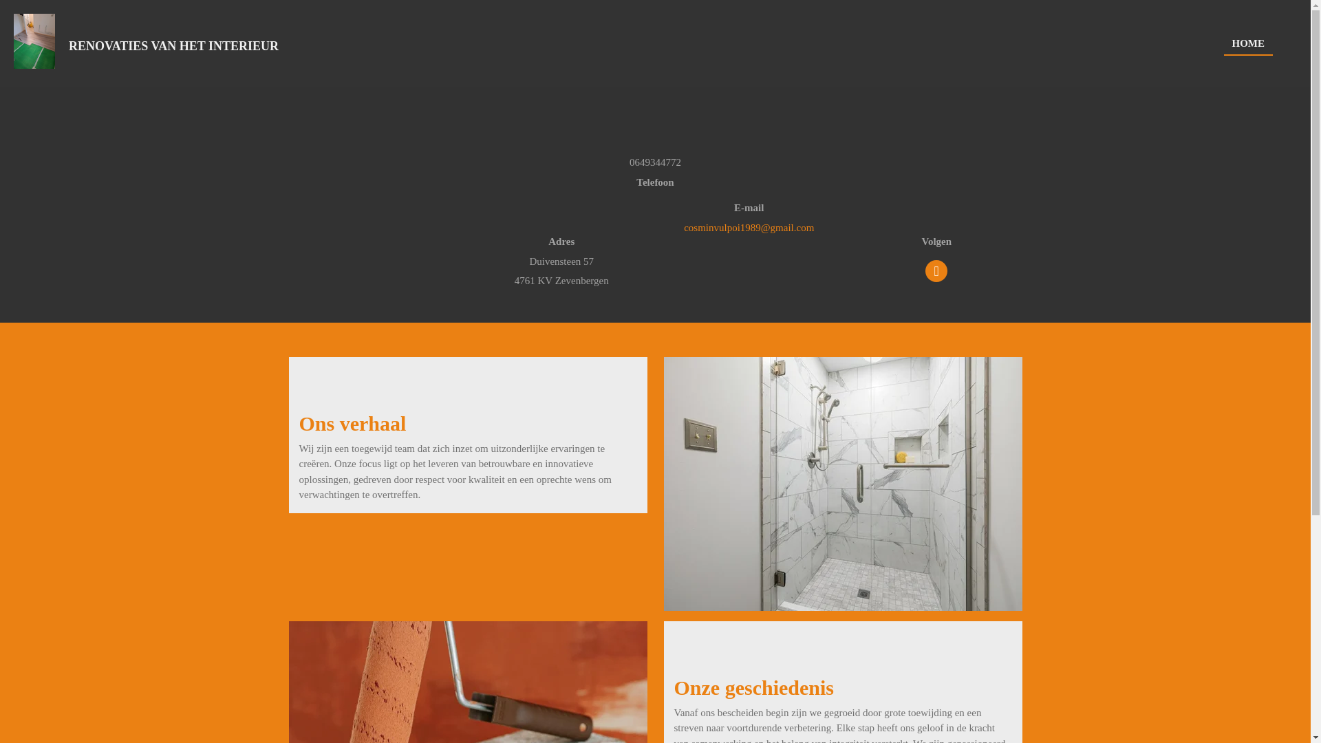 website screenshot of https://huisrenovatiesnl.nl/