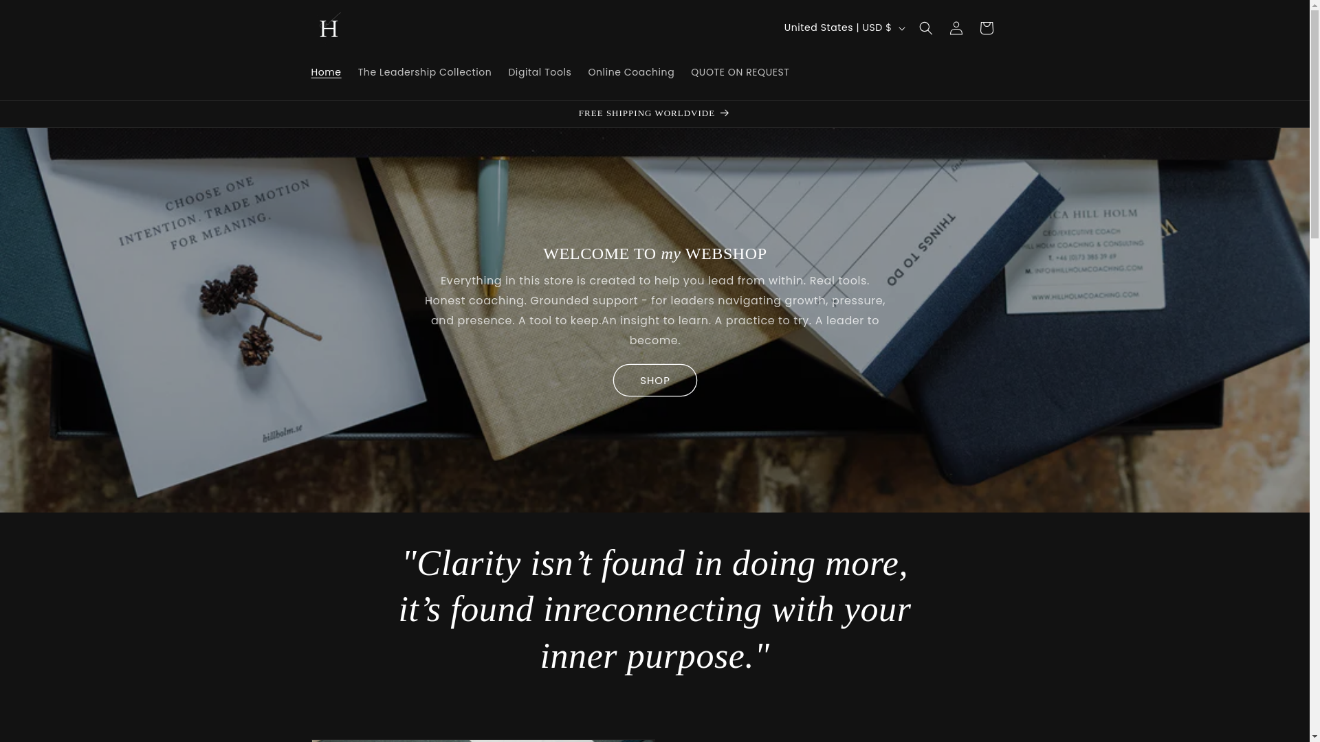 website screenshot of https://hillholmcc.store/