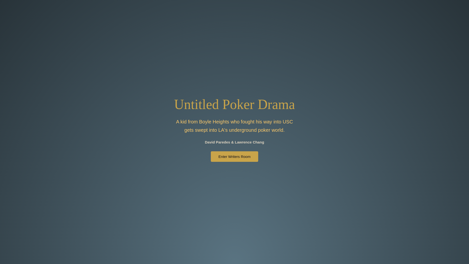 website screenshot of https://untitledpokerdrama.com