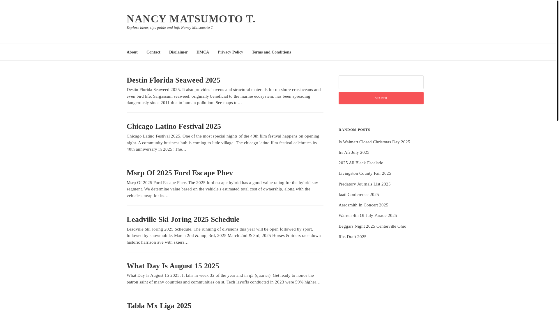 website screenshot of https://nancymatsumotot.pages.dev/