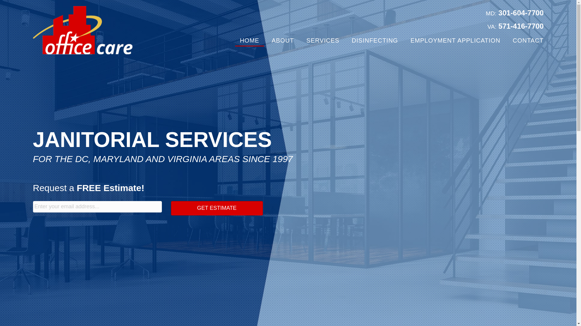 website screenshot of https://officecareteam.com/