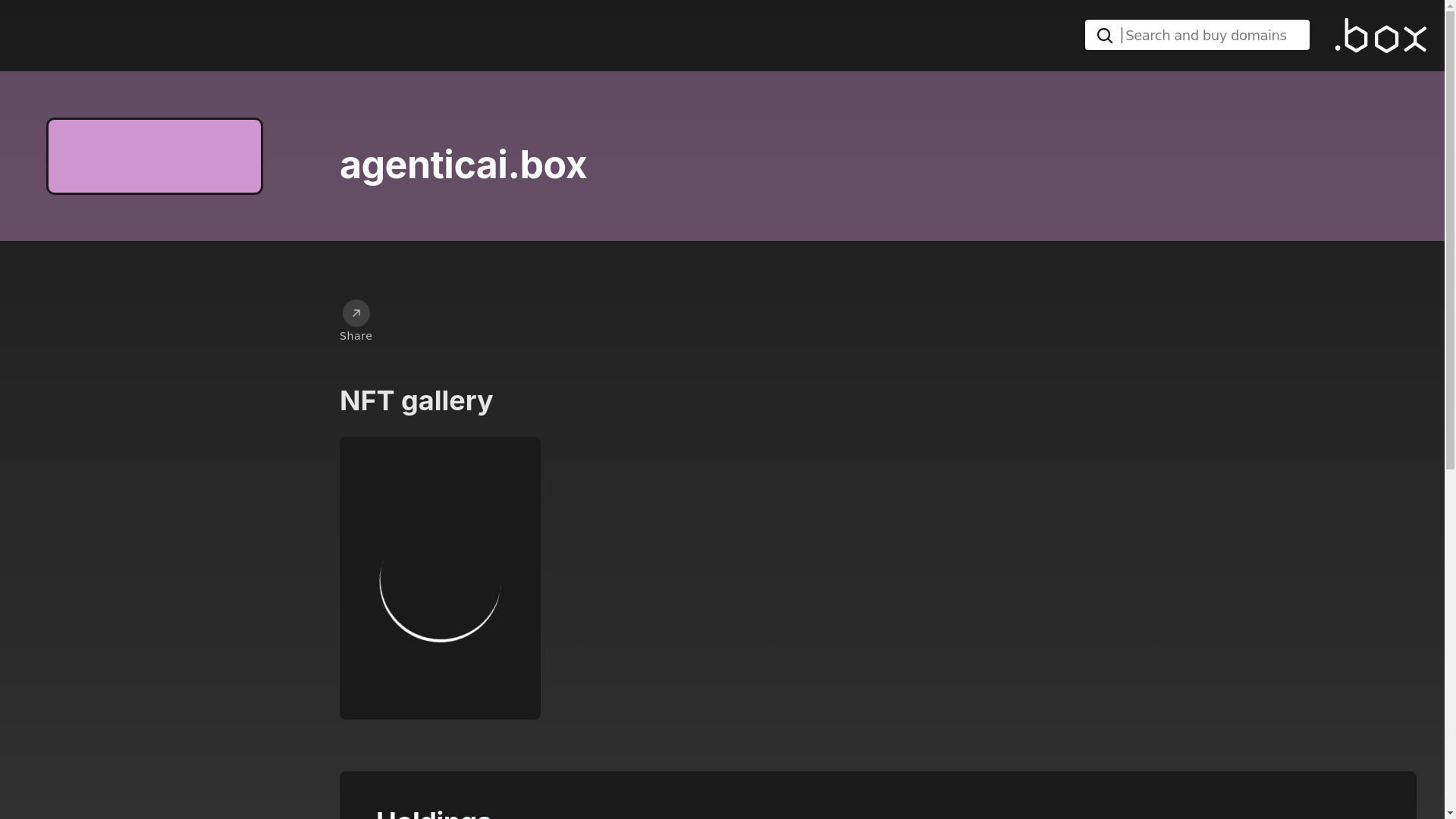 website screenshot of https://agenticai.box/
