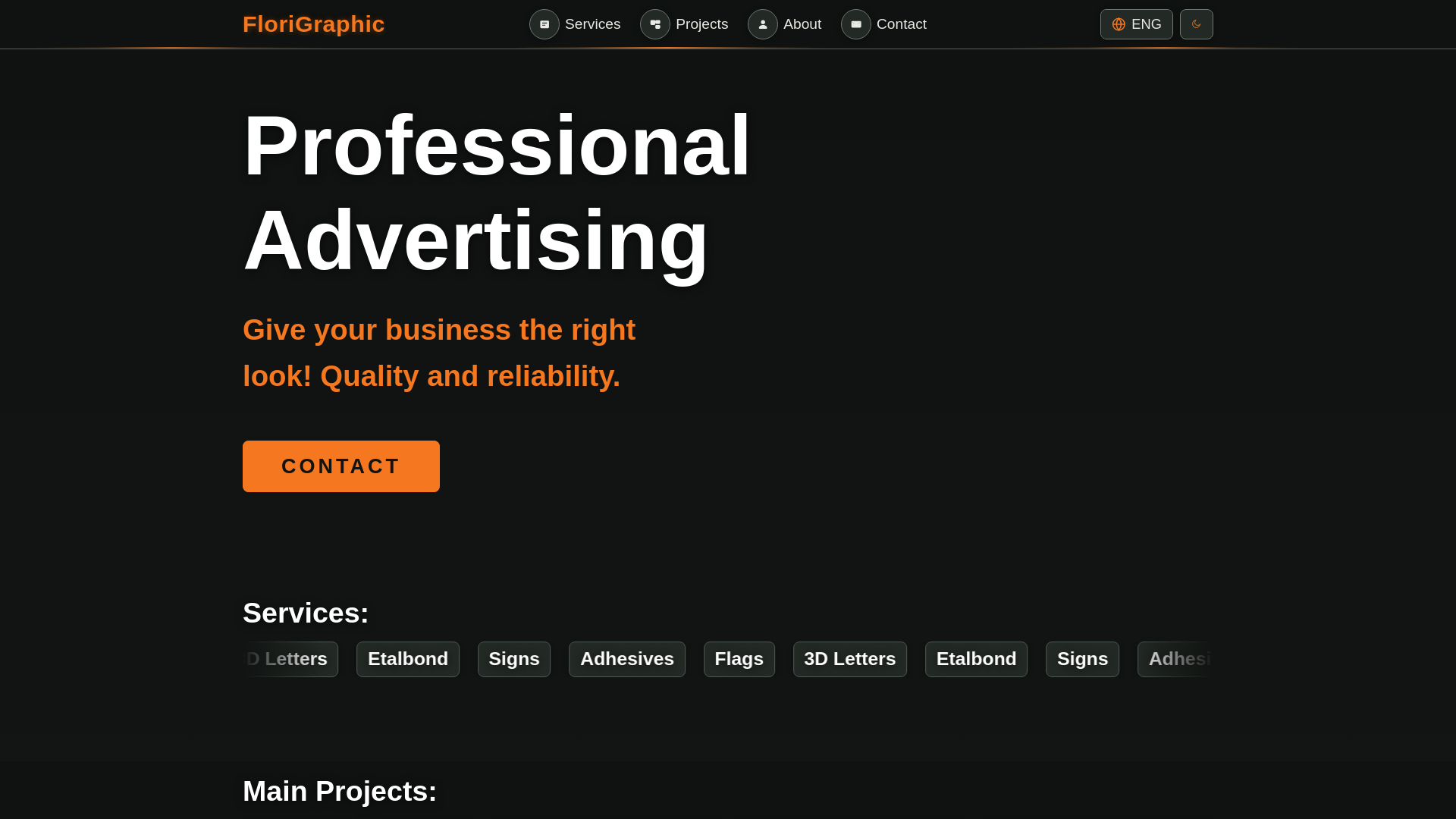 website screenshot of https://florigraphicwebsite.pages.dev/