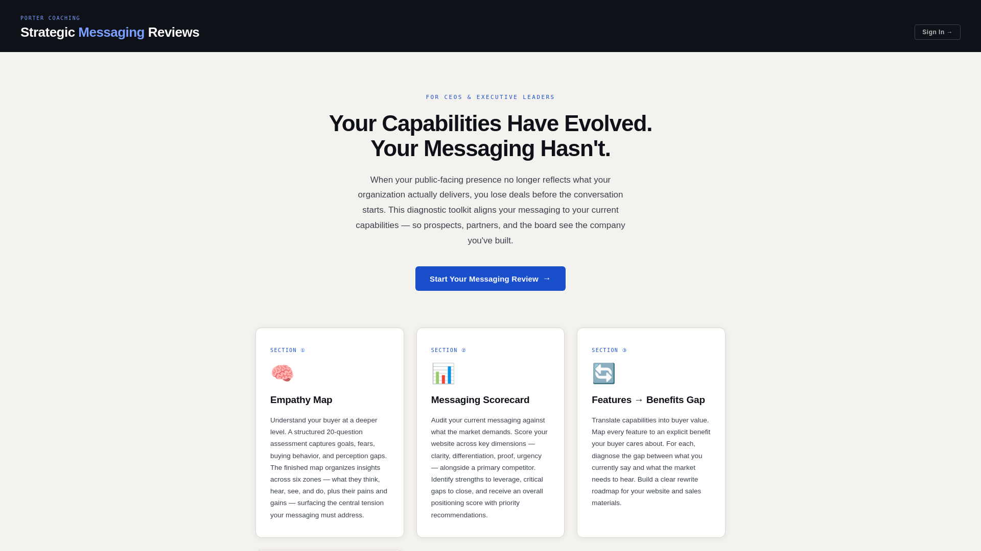 website screenshot of https://strategic-review.pages.dev/