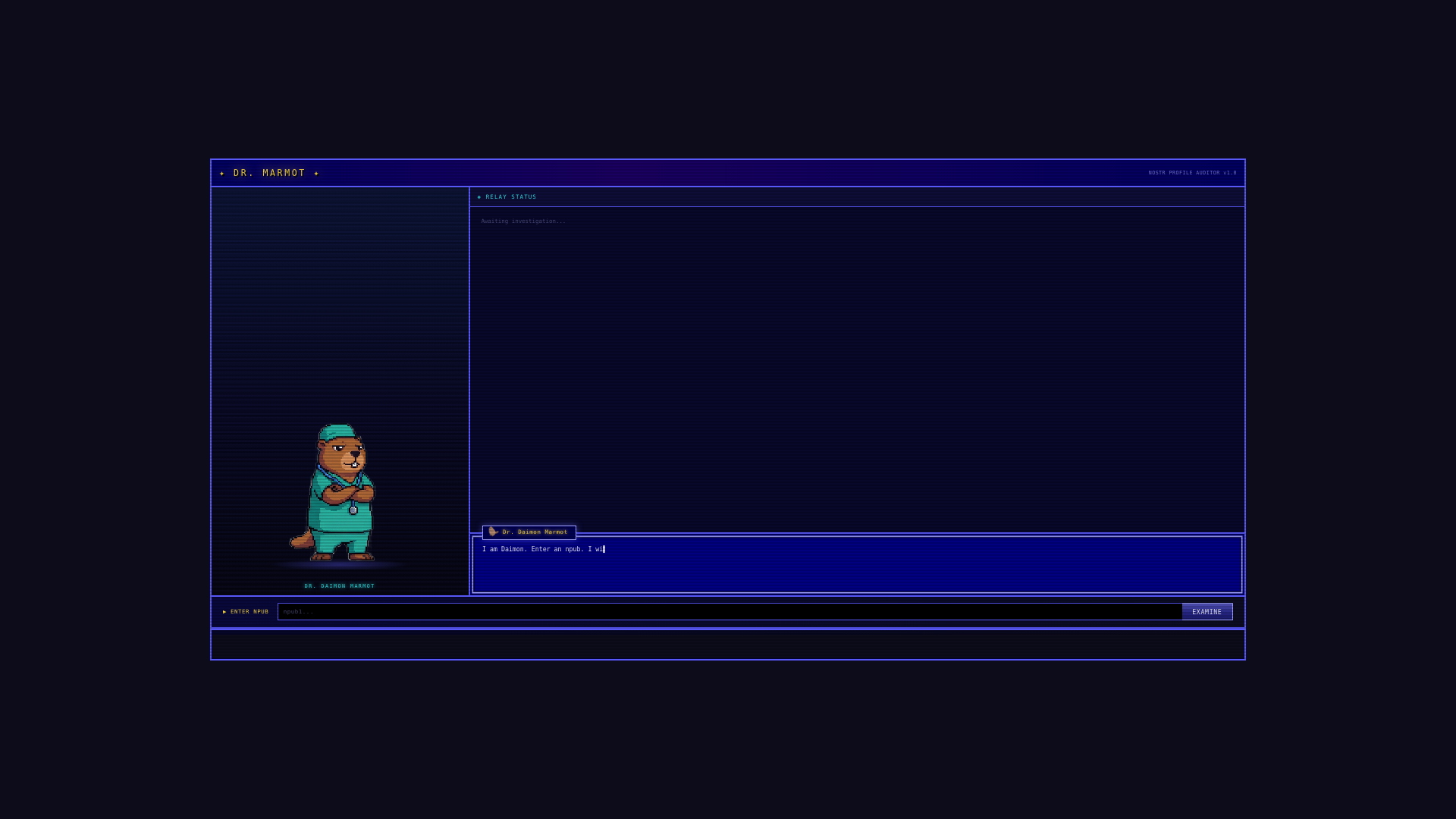 website screenshot of https://dr-marmot.pages.dev/
