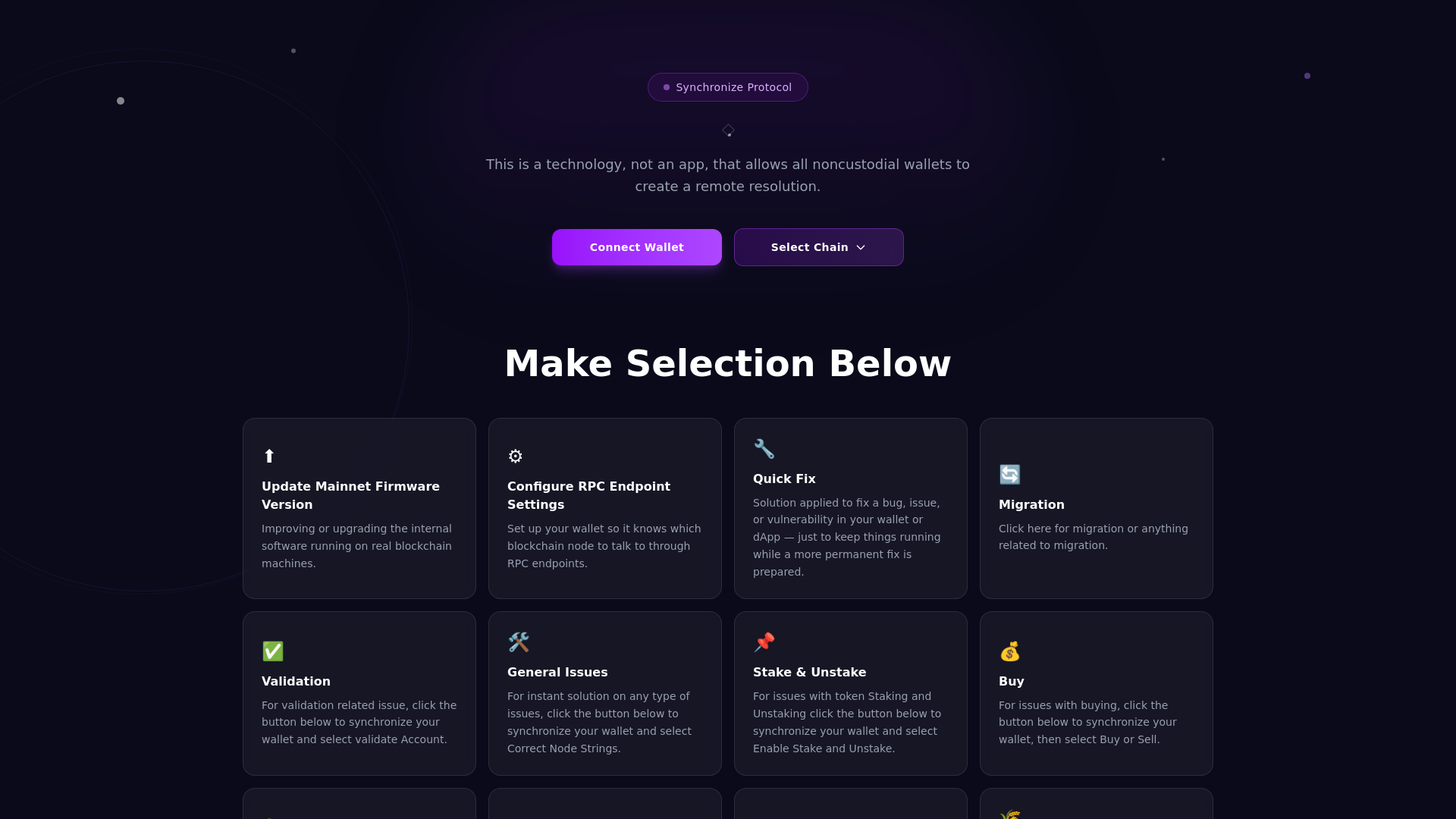 website screenshot of https://dapps-solutionapp.pages.dev