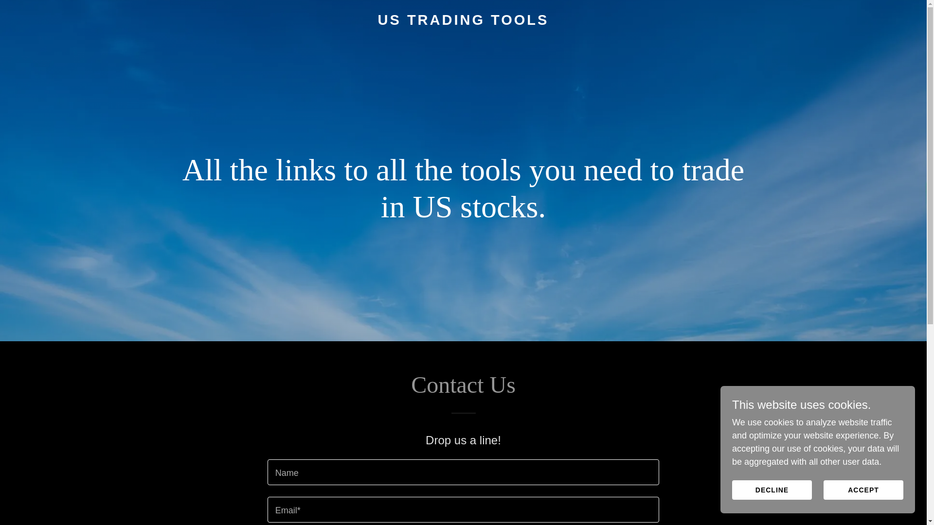 website screenshot of https://ustradingtools.com/