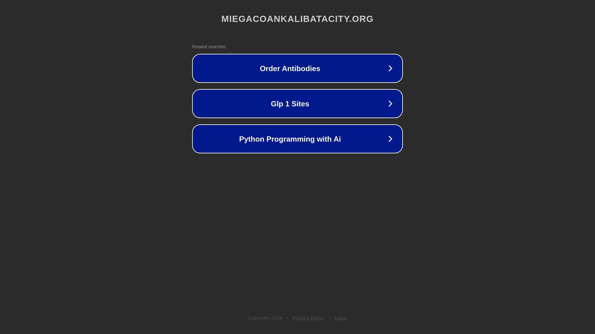 website screenshot of https://miegacoankalibatacity.org/