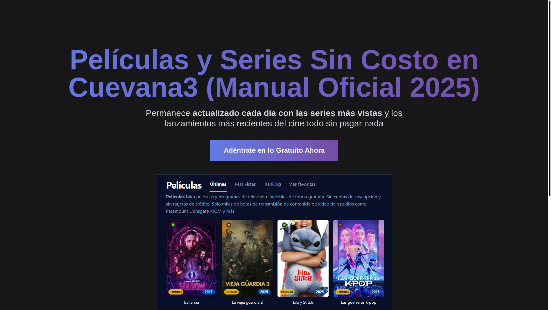 website screenshot of https://cuevana3-2z3s.pages.dev/