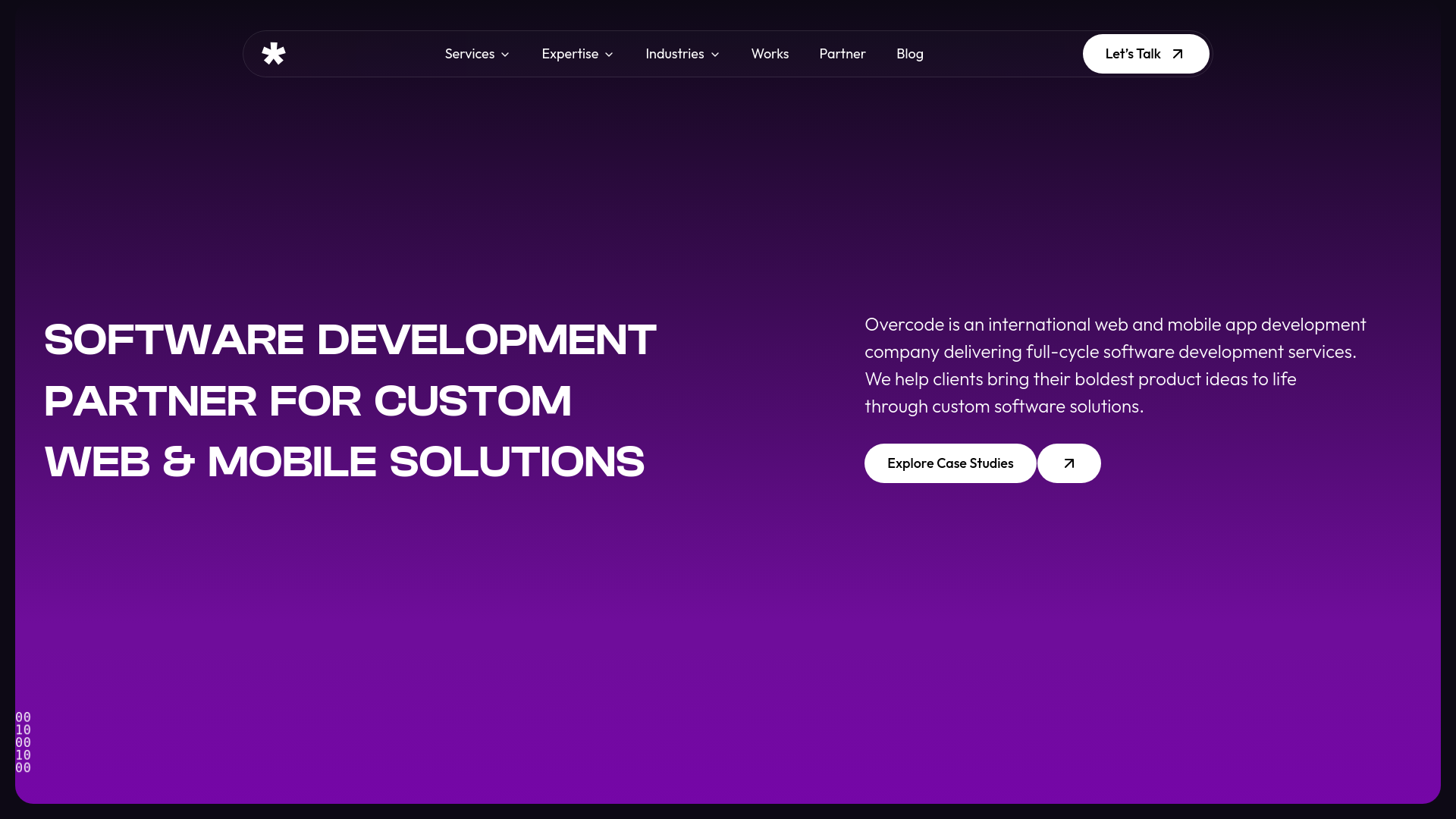 website screenshot of https://joinovercodeapp.com/
