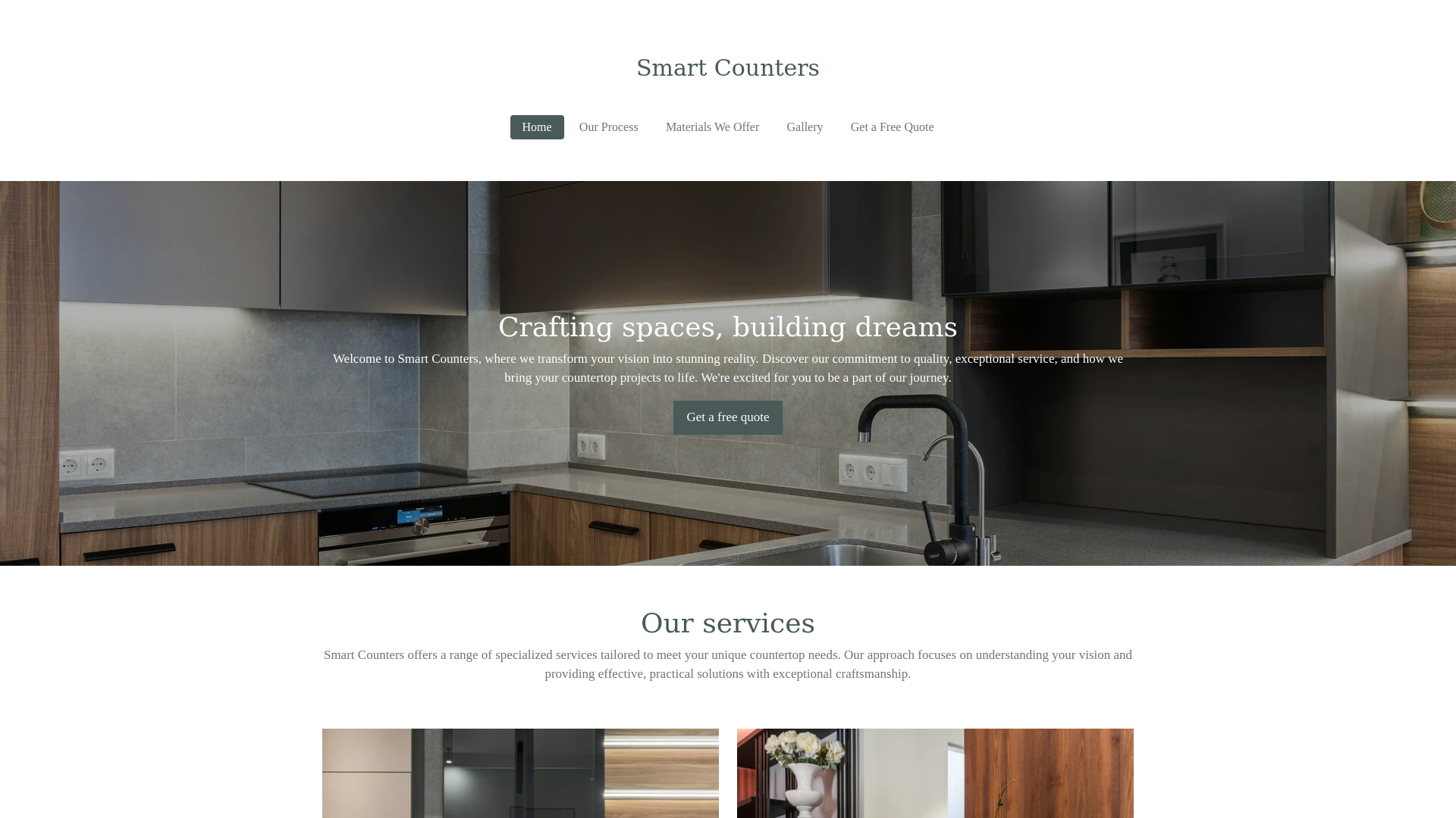website screenshot of https://smartcountertx.com