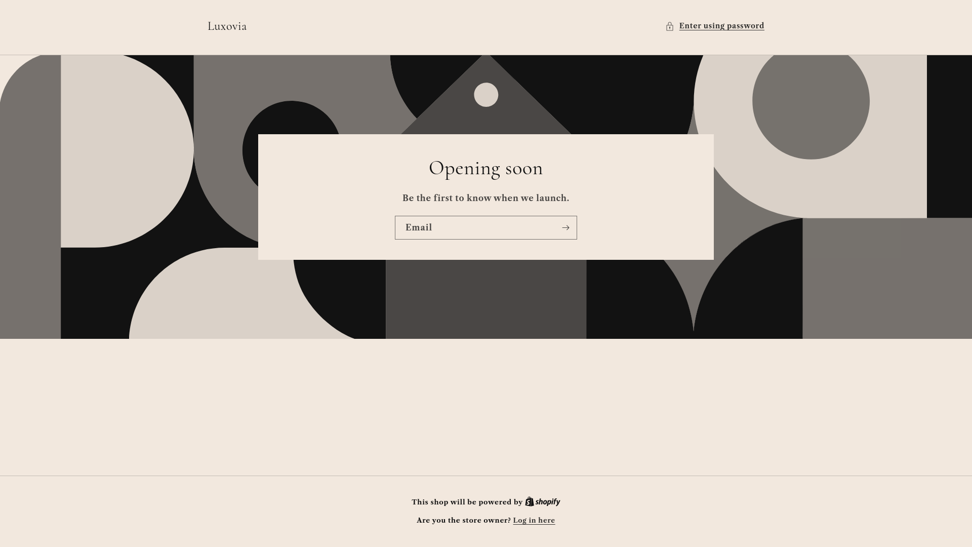 website screenshot of https://luxoviaimitation.shop/