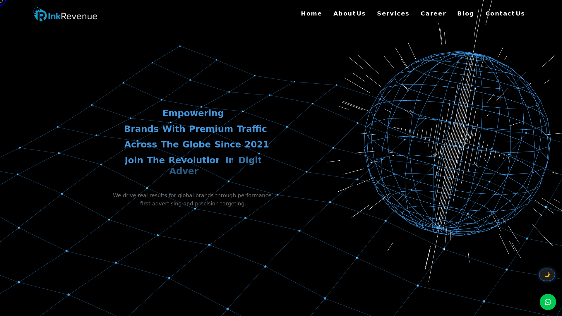 website screenshot of https://inkrevenueteam.com/